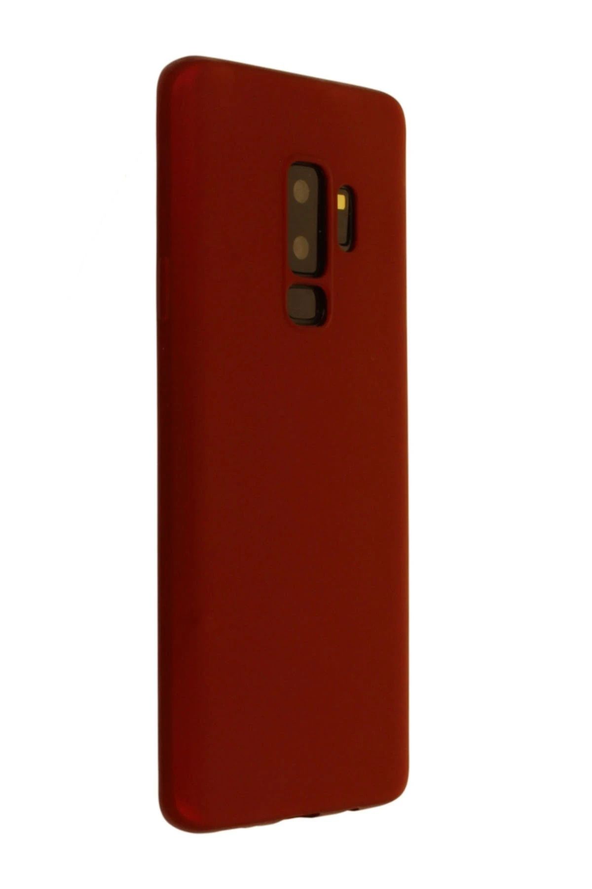 NewFace Samsung Galaxy S9 Plus Kılıf First Silikon - Bordo NRMSA
