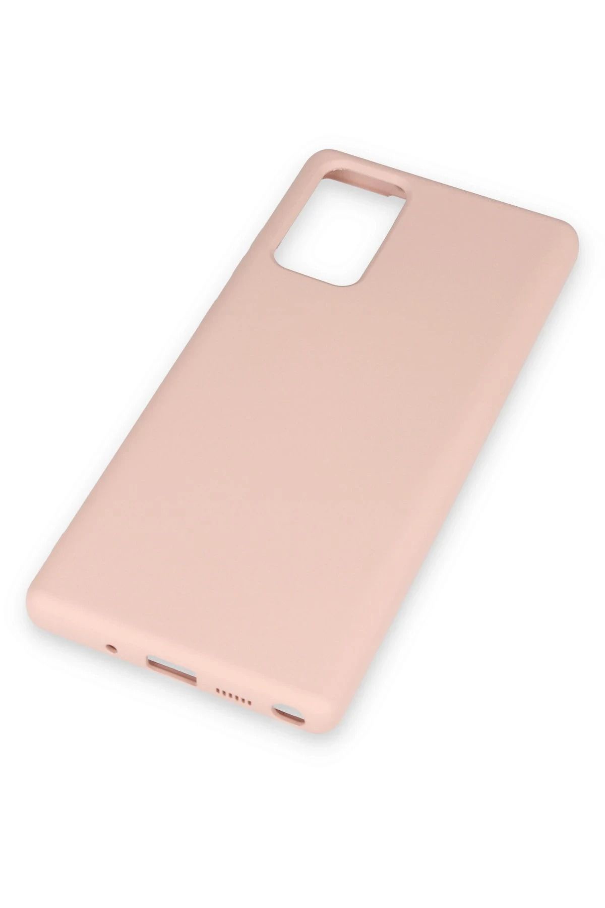 NewFace Galaxy Note 20 uyumlu Kılıf Nano içi Kadife Silikon - Pudra SVLRS