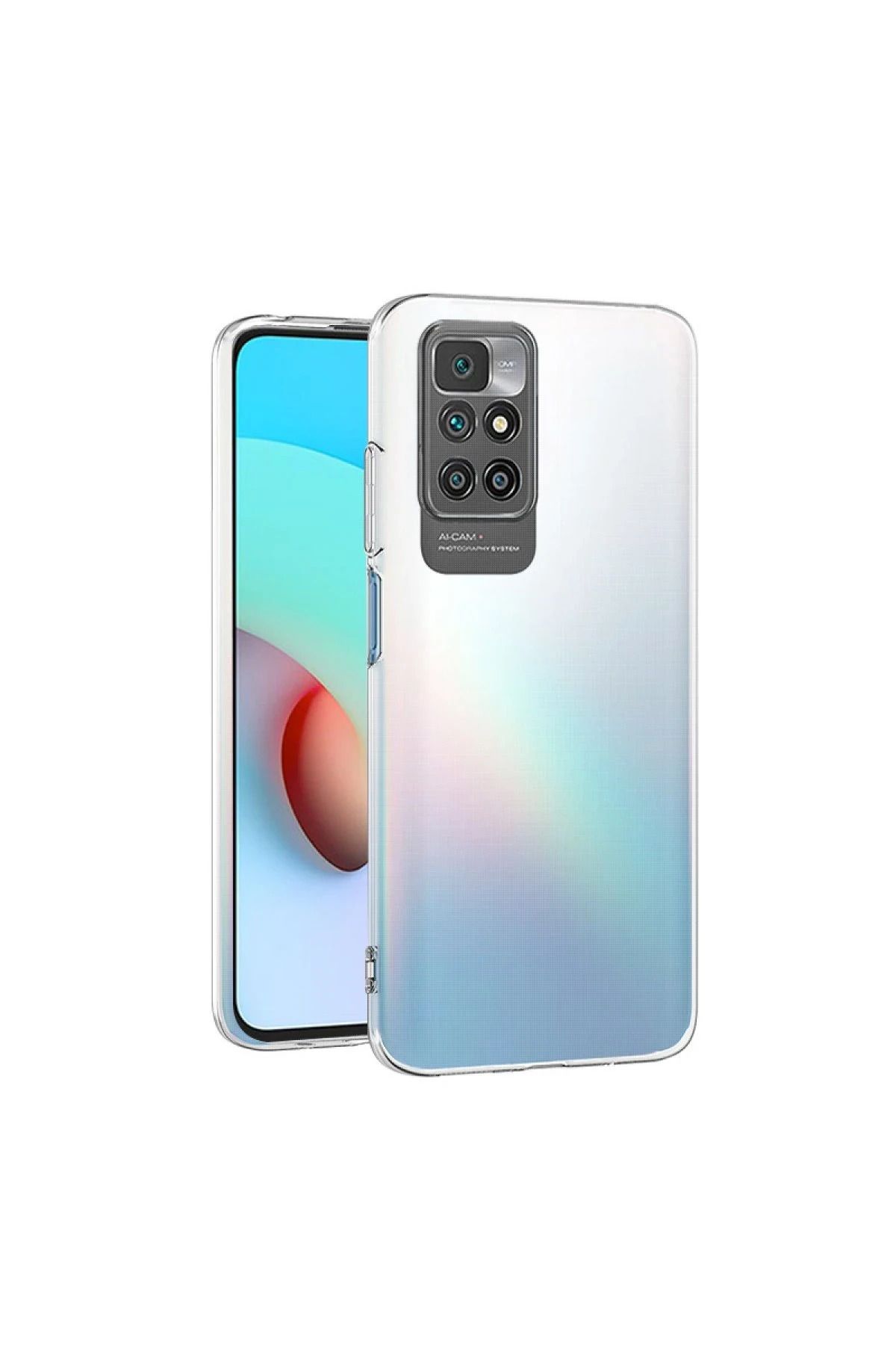 NewFace Xiaomi Redmi 10 2022 Kılıf Lüx Şeffaf Silikon BSTMY