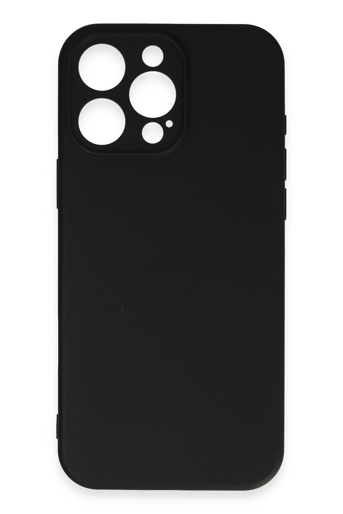 NewFace iPhone 16 Pro Kılıf First Silikon - Siyah BSTMY