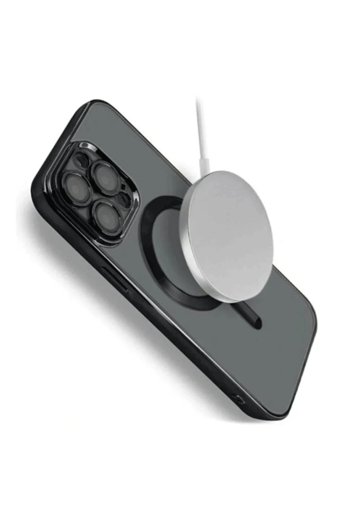 NewFace iPhone 15 Pro Kılıf Kross Magneticsafe Kapak - Gold BSTMY