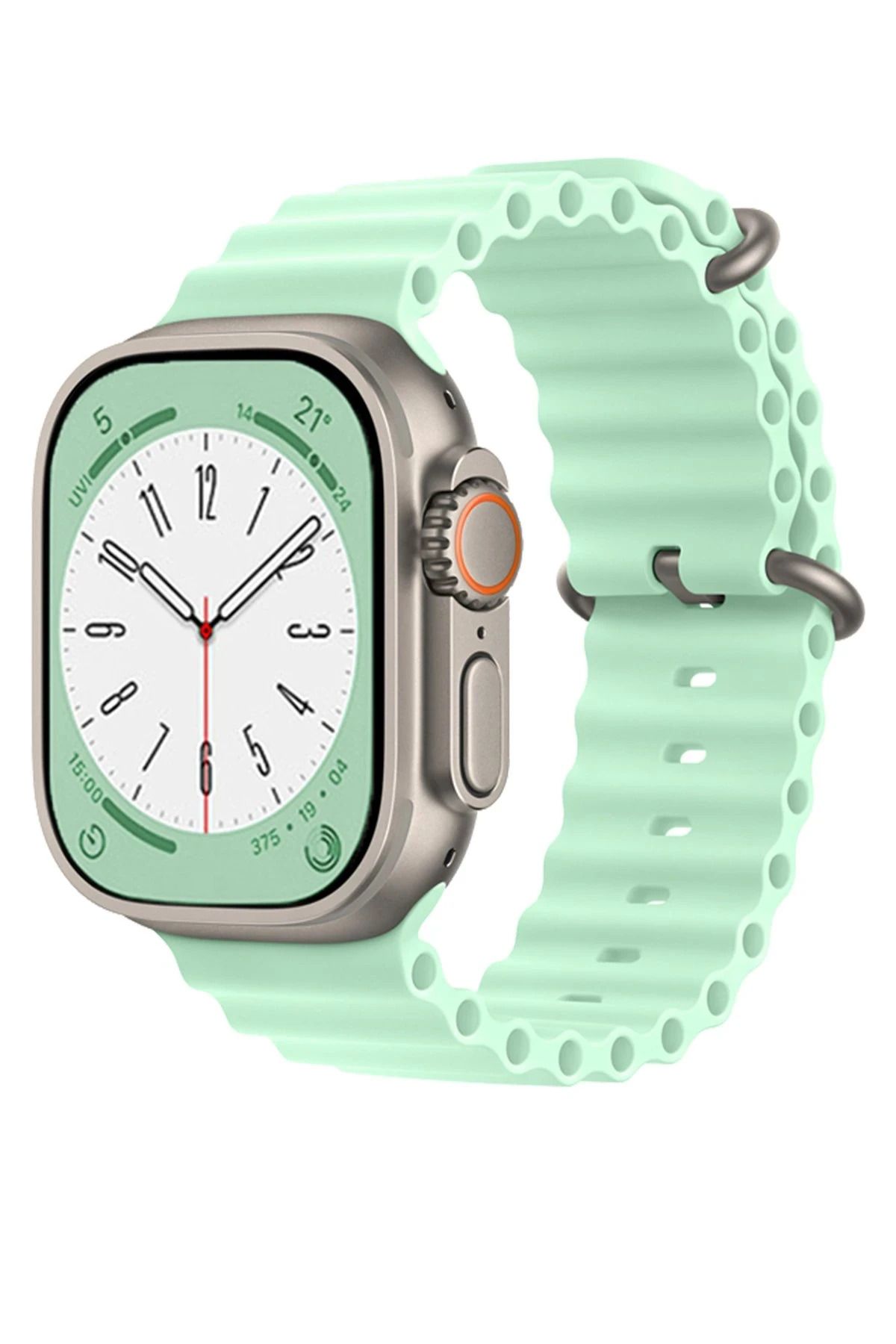 NewFace Apple Watch 42mm Ocean Kordon - Açık Yeşil SVLRS