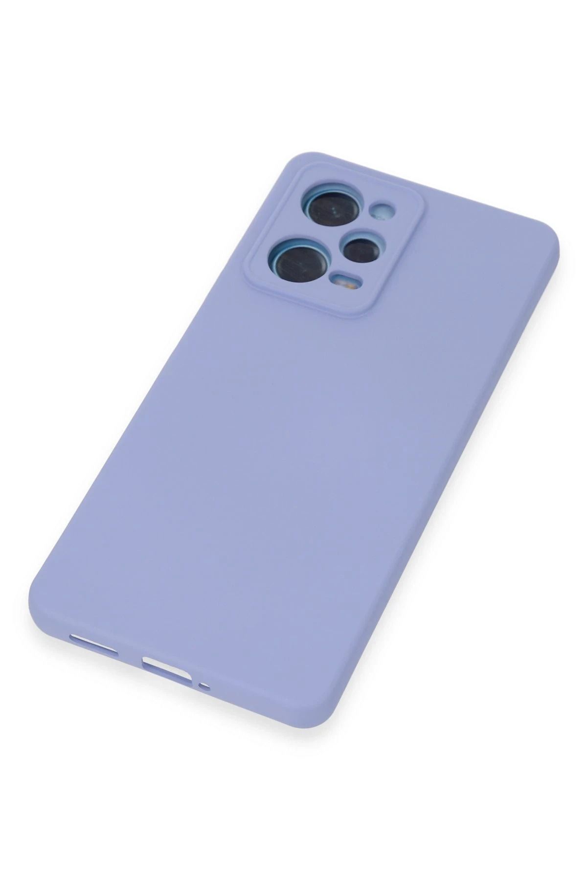 NewFace Xiaomi Redmi Note 12 Pro 5G Uyumlu Kılıf Nano içi Kadife Silikon - Lila BSTMY