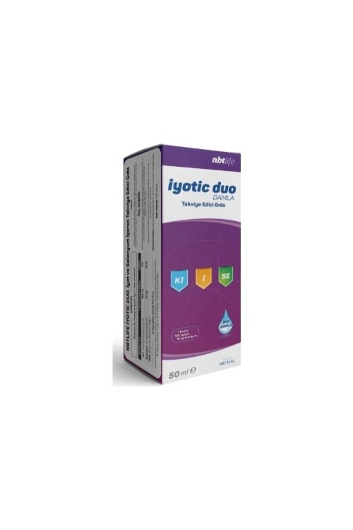NBT Life İyotic Duo Damla 50 Ml