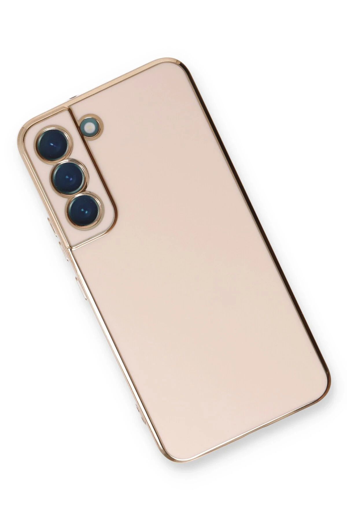 NewFace Samsung Galaxy S21 FE Kılıf Volet Silikon - Pembe BSTMY