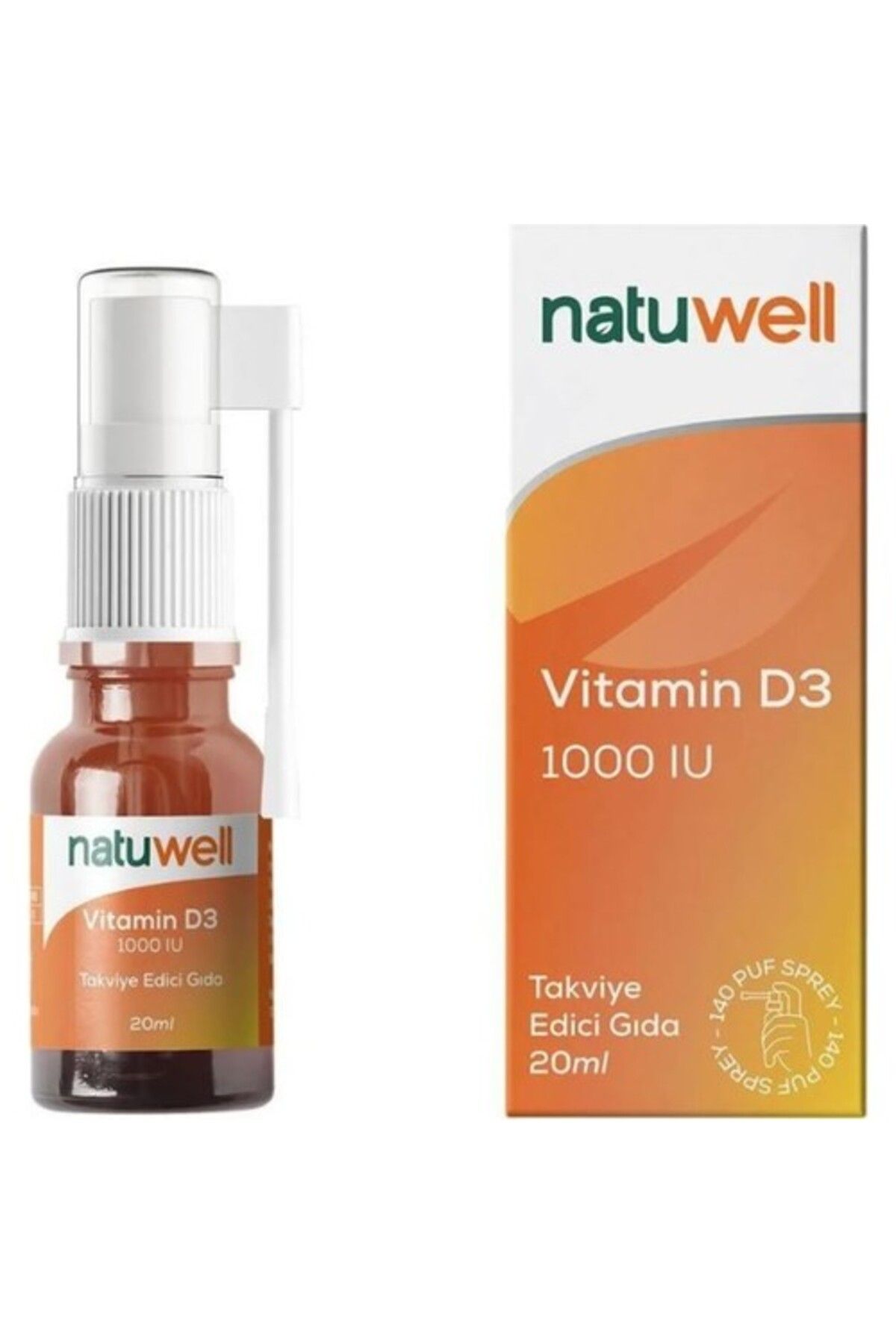 Natuwell Vıtamın D3 1000 Iu 20 ml Spr