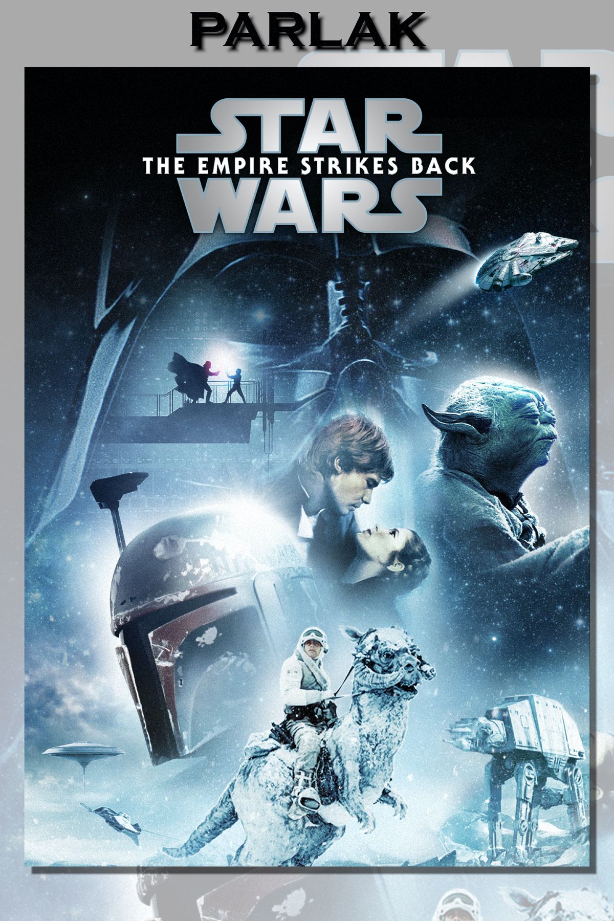 CALLWOOD Star Wars Çerçevesiz Film Tablo,Poster - Duvar Kağıdı Yüksek Kaliteli Baskı