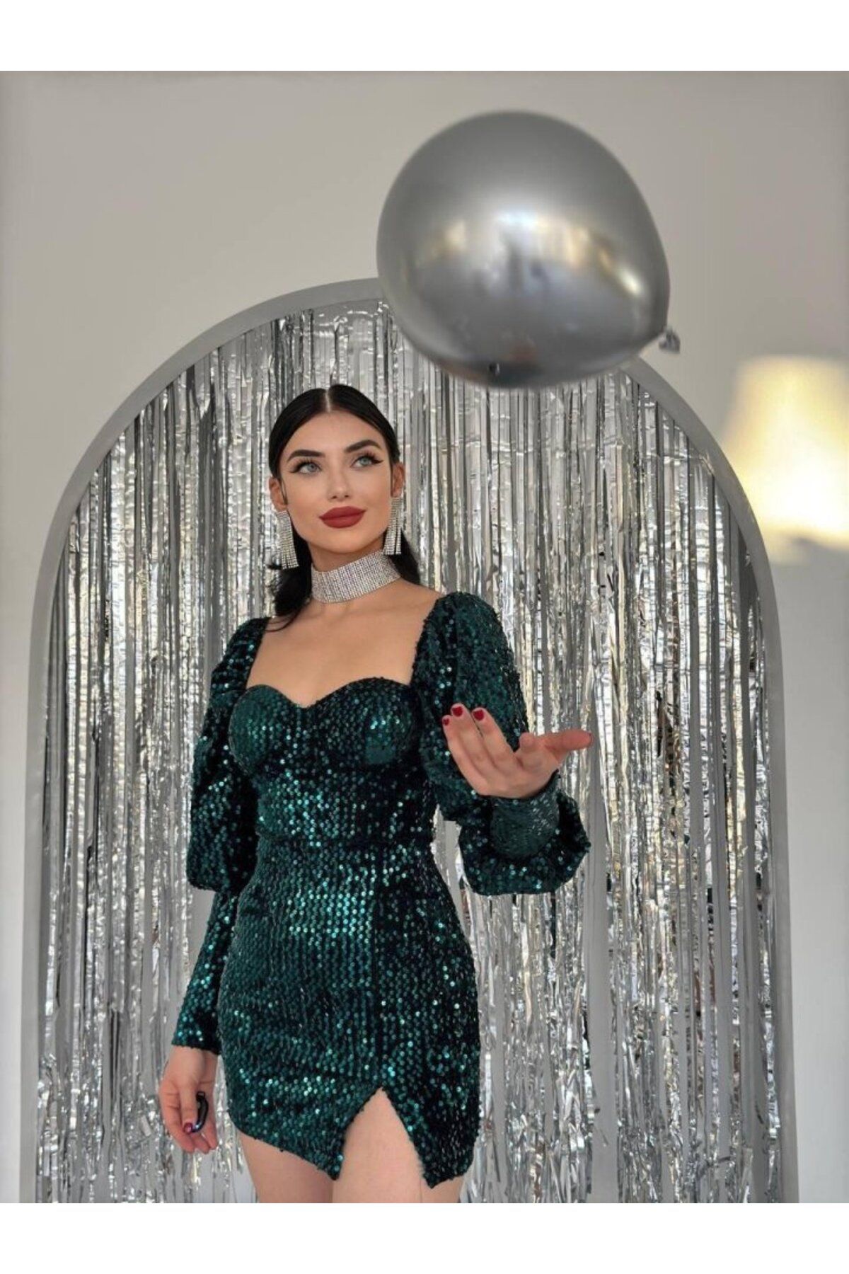 ARUZ MODA Nico Pul Payet Elbise