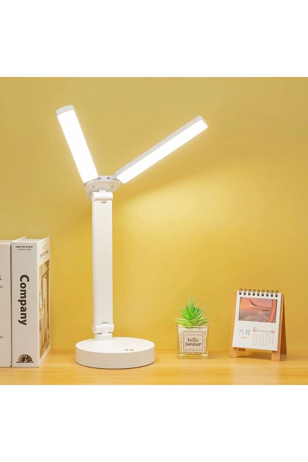 STOREMAX Ps-1960 Şarjlı Dokunmatik 3 Renk 40 Led Çalışma Okuma Işığı Çocuk Odası Ambiyans Modlu Gece Lambası