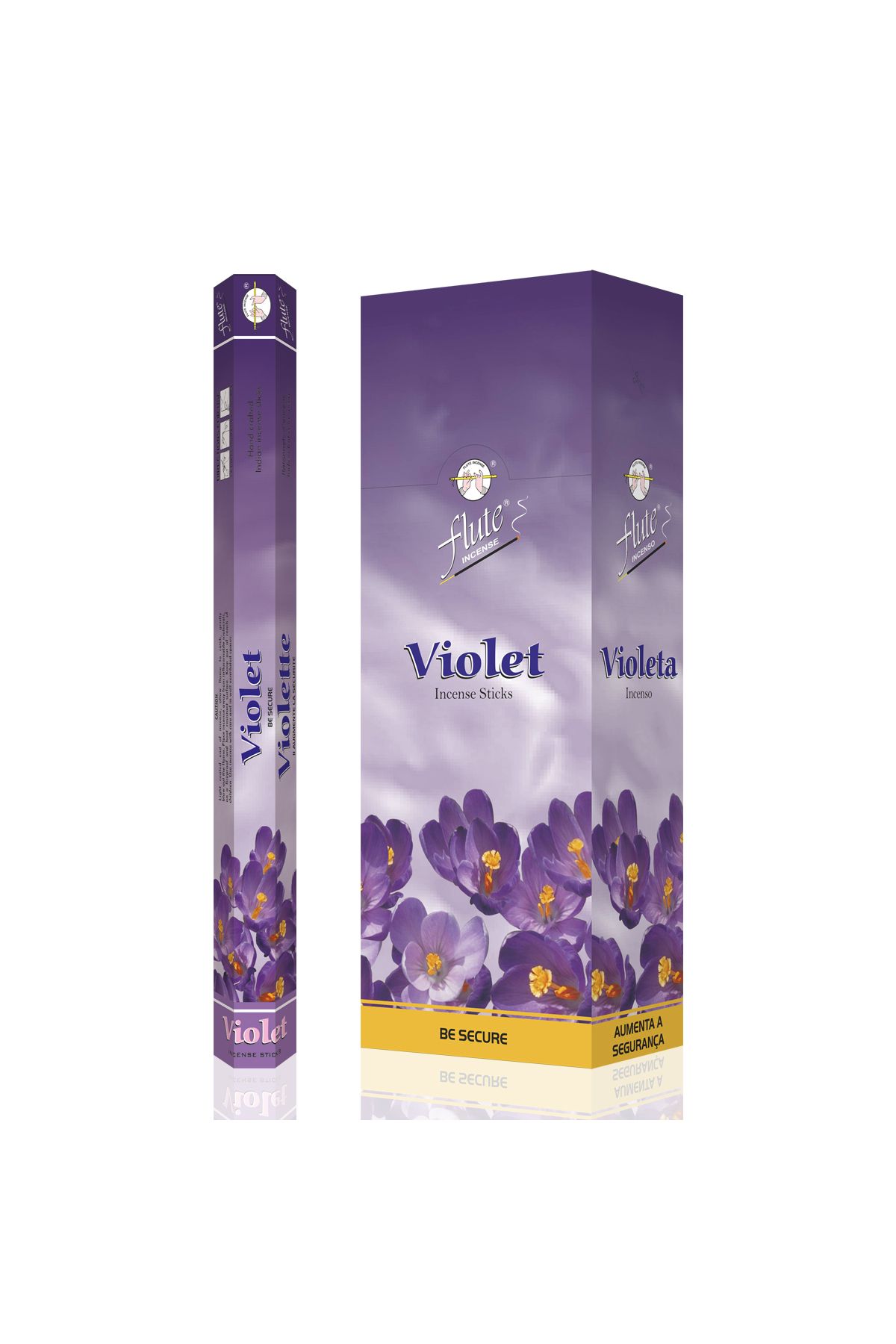 Flute ÇUBUK TÜTSÜ MENEKŞE HEXA (VİOLET) 6*20=120 ÇUBUK