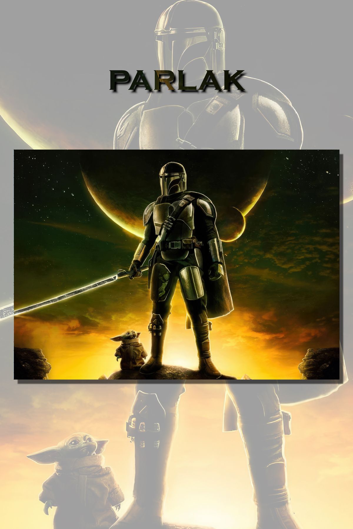 CALLWOOD Star Wars Çerçevesiz Film Tablo,Poster - Duvar Kağıdı Yüksek Kaliteli Baskı