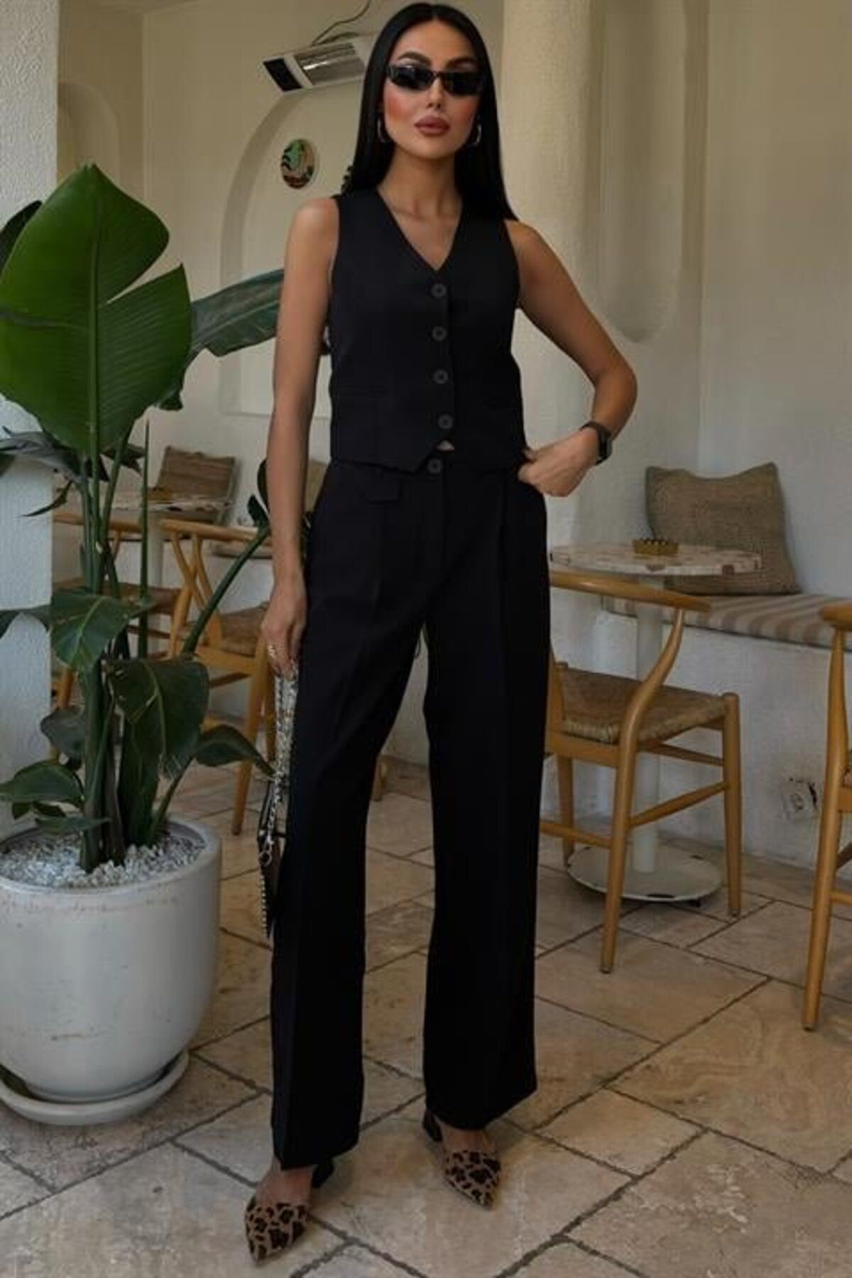 ARUZ MODA Cyrus Yelek Pantolon Takım 10103