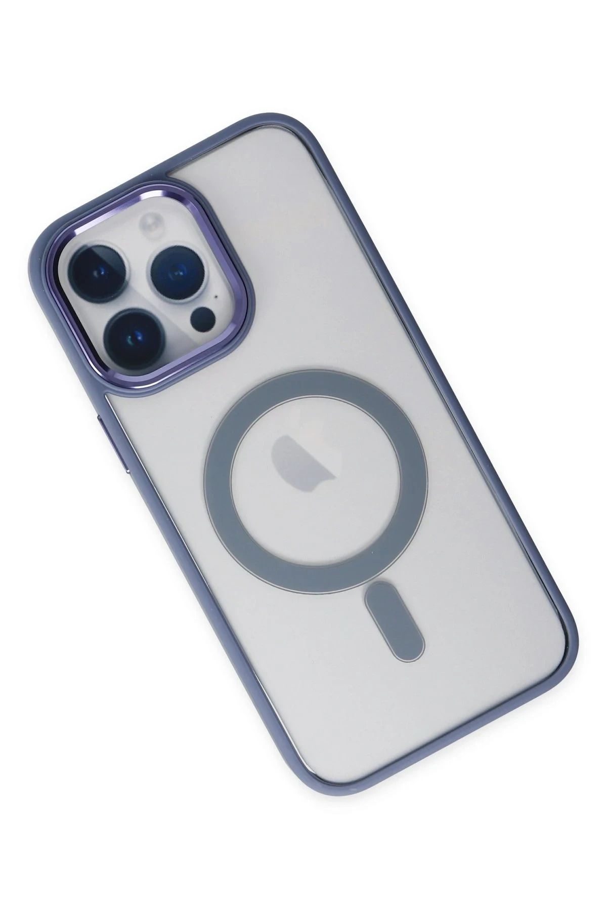 NewFace iPhone 14 Pro Kılıf Room Magneticsafe Silikon - Sierra Blue BSTMY
