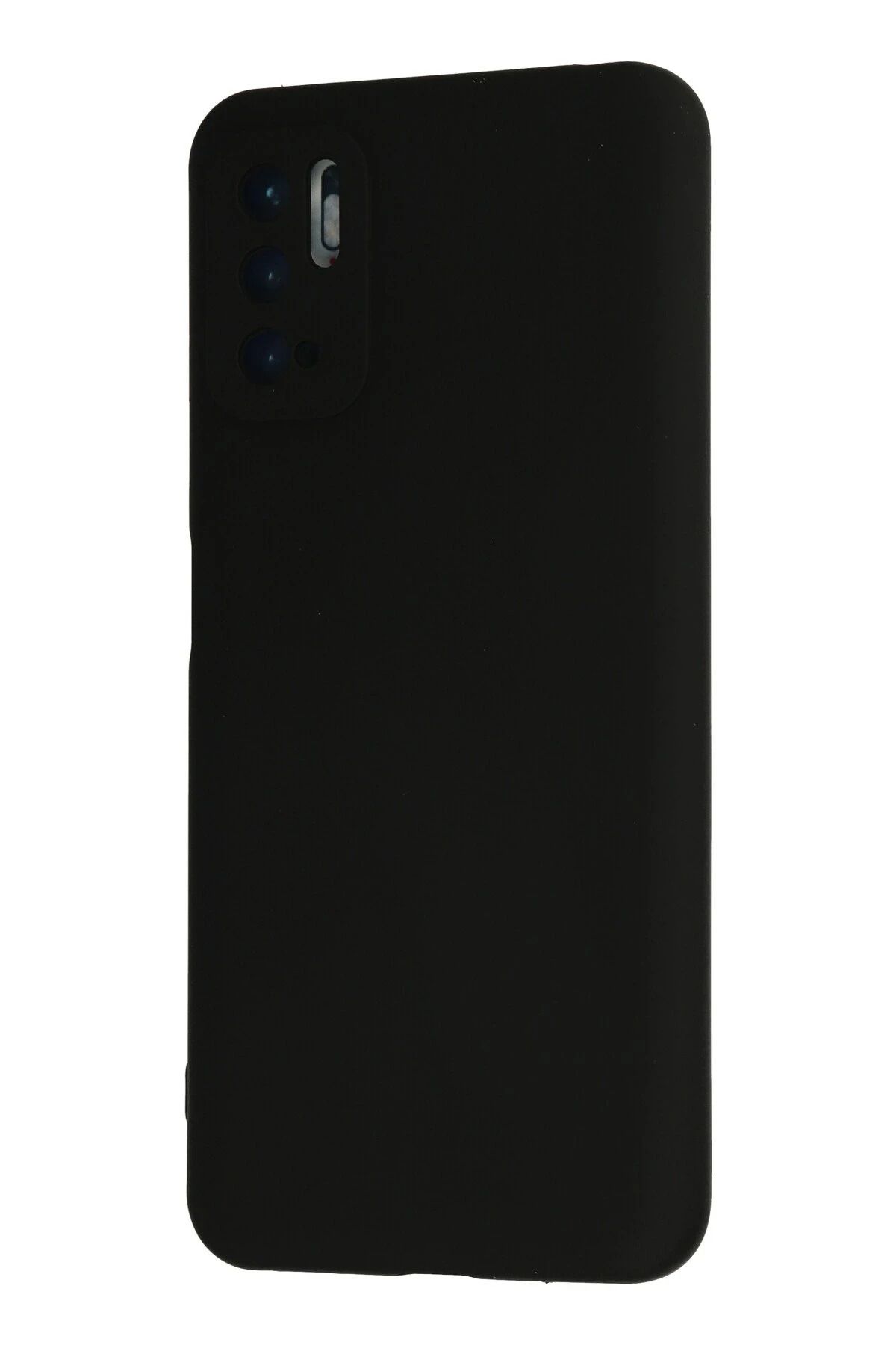 NewFace Xiaomi Redmi Note 10 5G Uyumlu Kılıf Nano içi Kadife Silikon - Siyah BSTMY