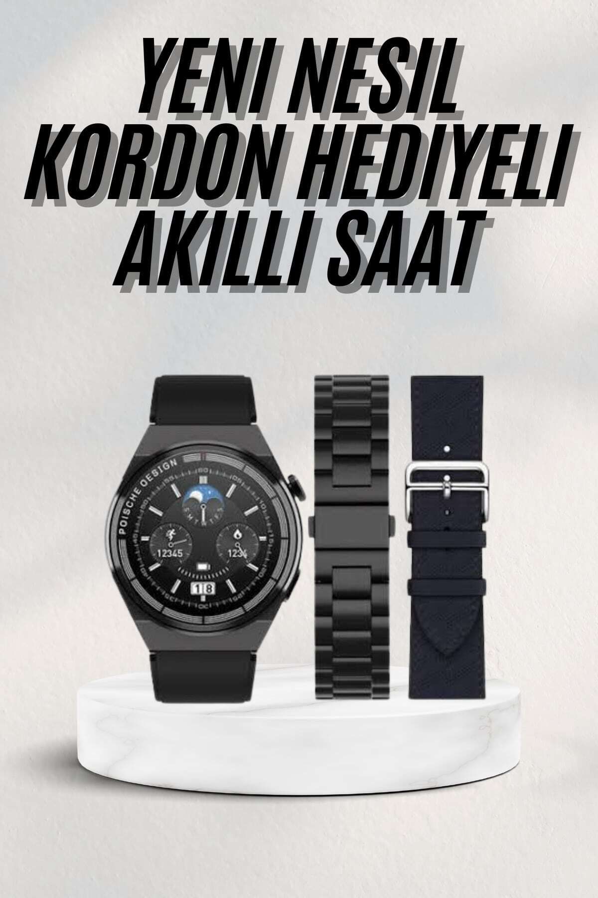 teknodayım En Çok Tercih Edilen Akıllı Saat Amoled Ekran Nabız Sensörü GPS Uyumlu Adımsayar