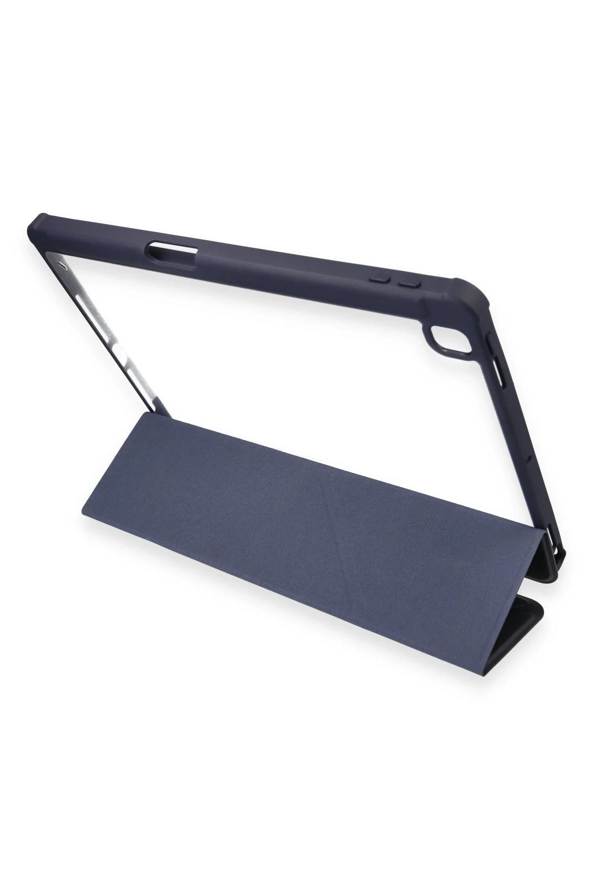 NewFace iPad 10.2 (8.nesil) Kılıf Kalemlikli Hugo Tablet Kılıfı - Lacivert SVLRS