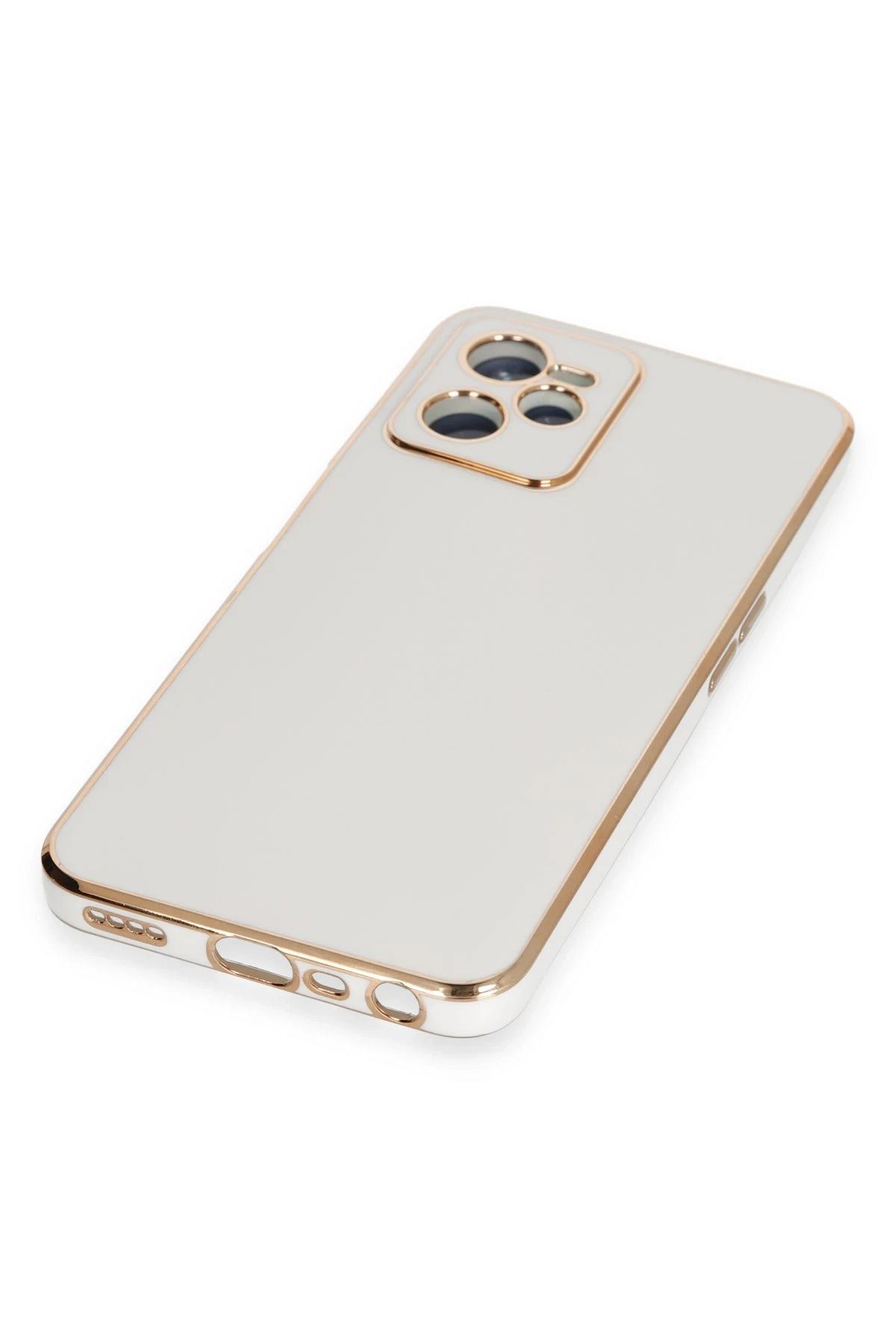 NewFace Realme C35 Kılıf Volet Silikon - Beyaz BSTMY