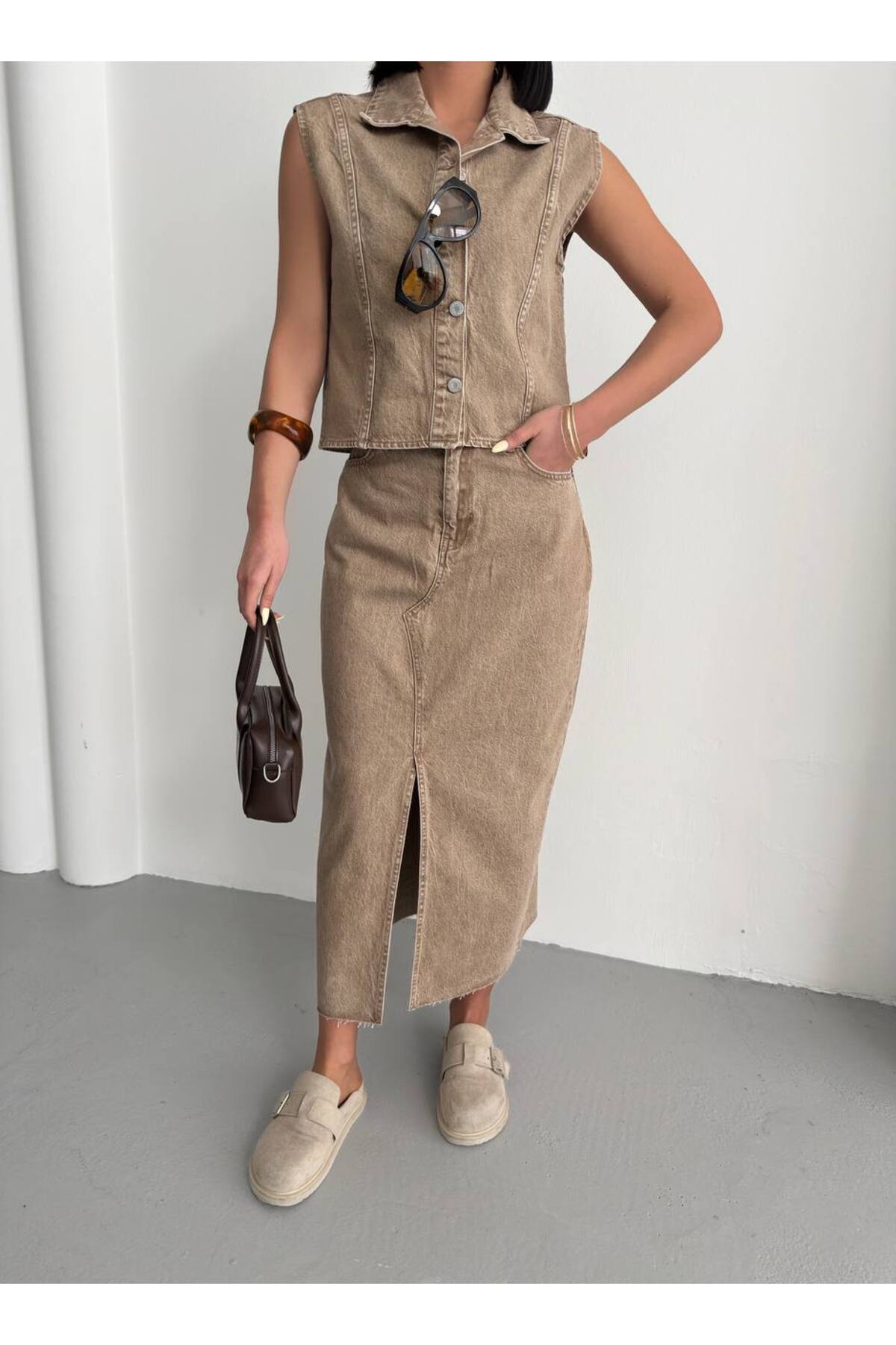 ZES COLLECTİONS-Denim Suit 3