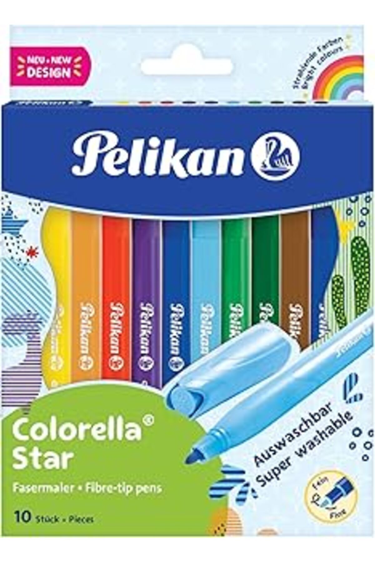 Mu Art Pelikan Colorella Keçeli Kalem 10Lu
