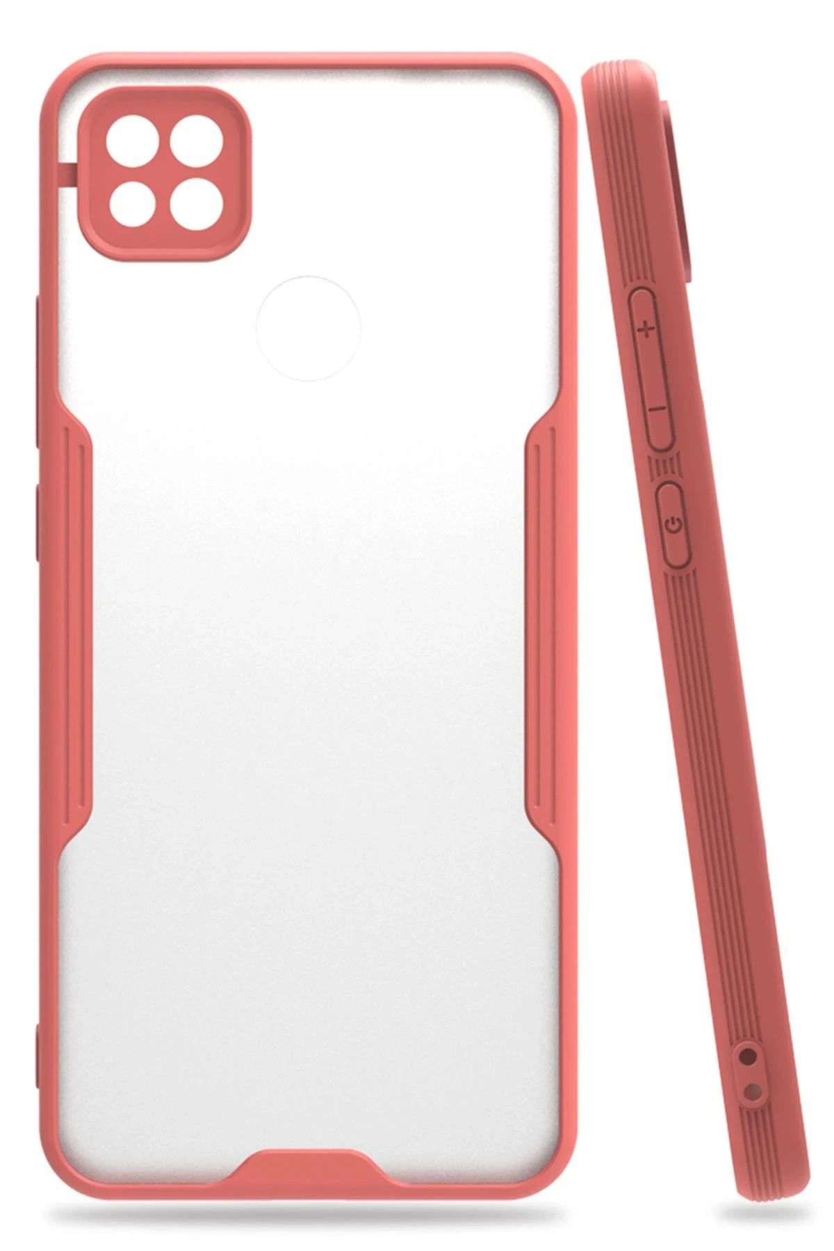 NewFace Xiaomi Redmi 9C Kılıf Platin Silikon - Pembe BSTMY