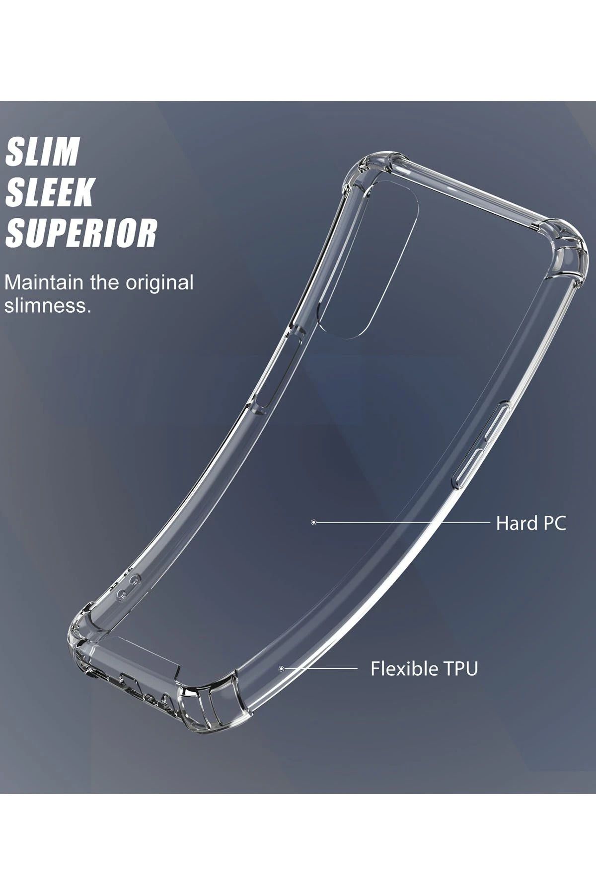 NewFace Realme 7 Kılıf Olex Tpu Silikon - Şeffaf NRMSA