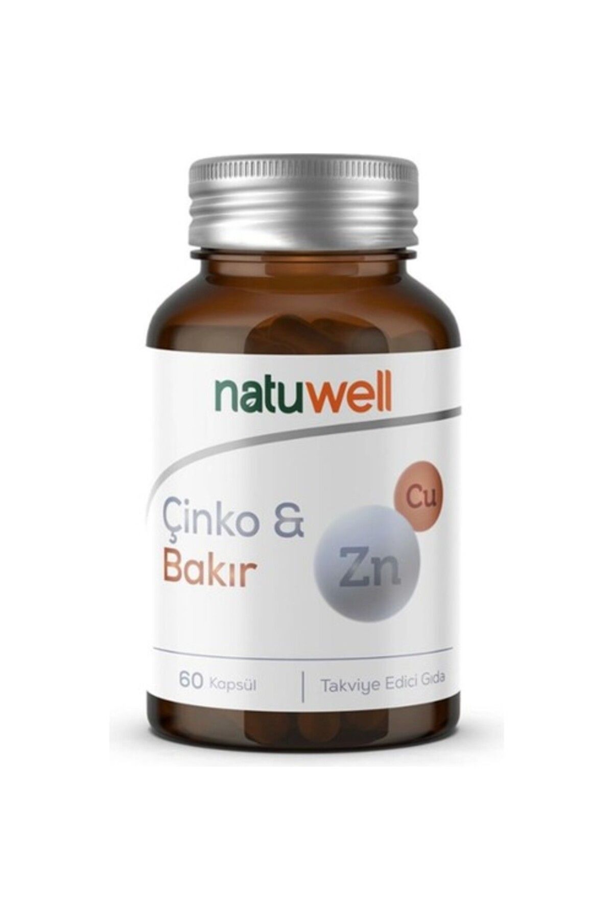Natuwell Cınko Bakır 60 Kapsul