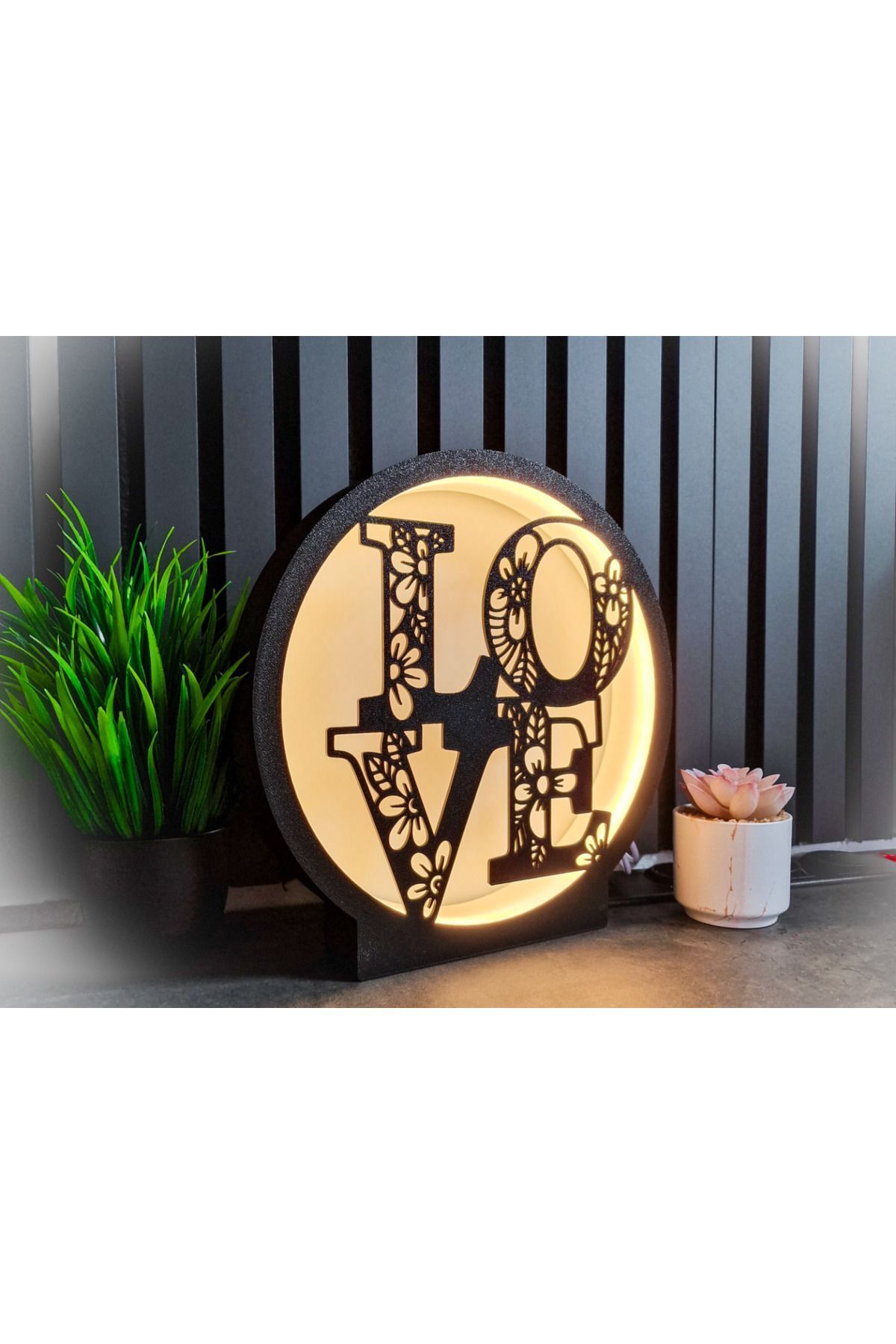 ER3DEM Love LED Light Box – Şık ve Aydınlatmalı Tasarımlar