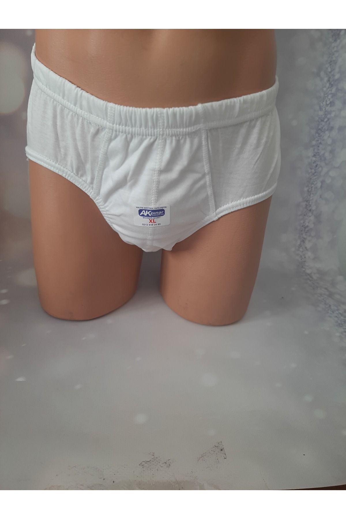Butik Beyaz %100 pamuk rahat kullanışlı erkek slip