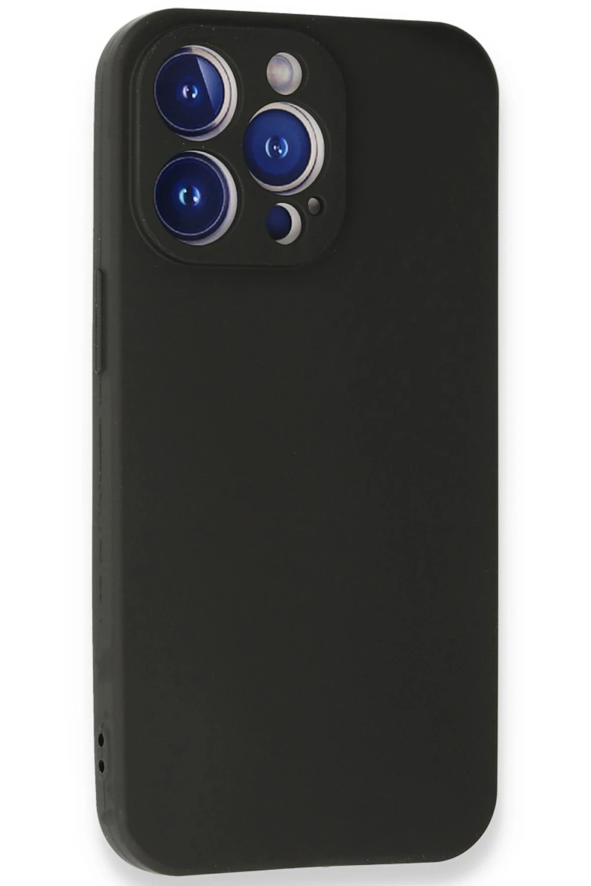 NewFace iPhone 14 Pro Max Kılıf First Silikon - Siyah DPMAH