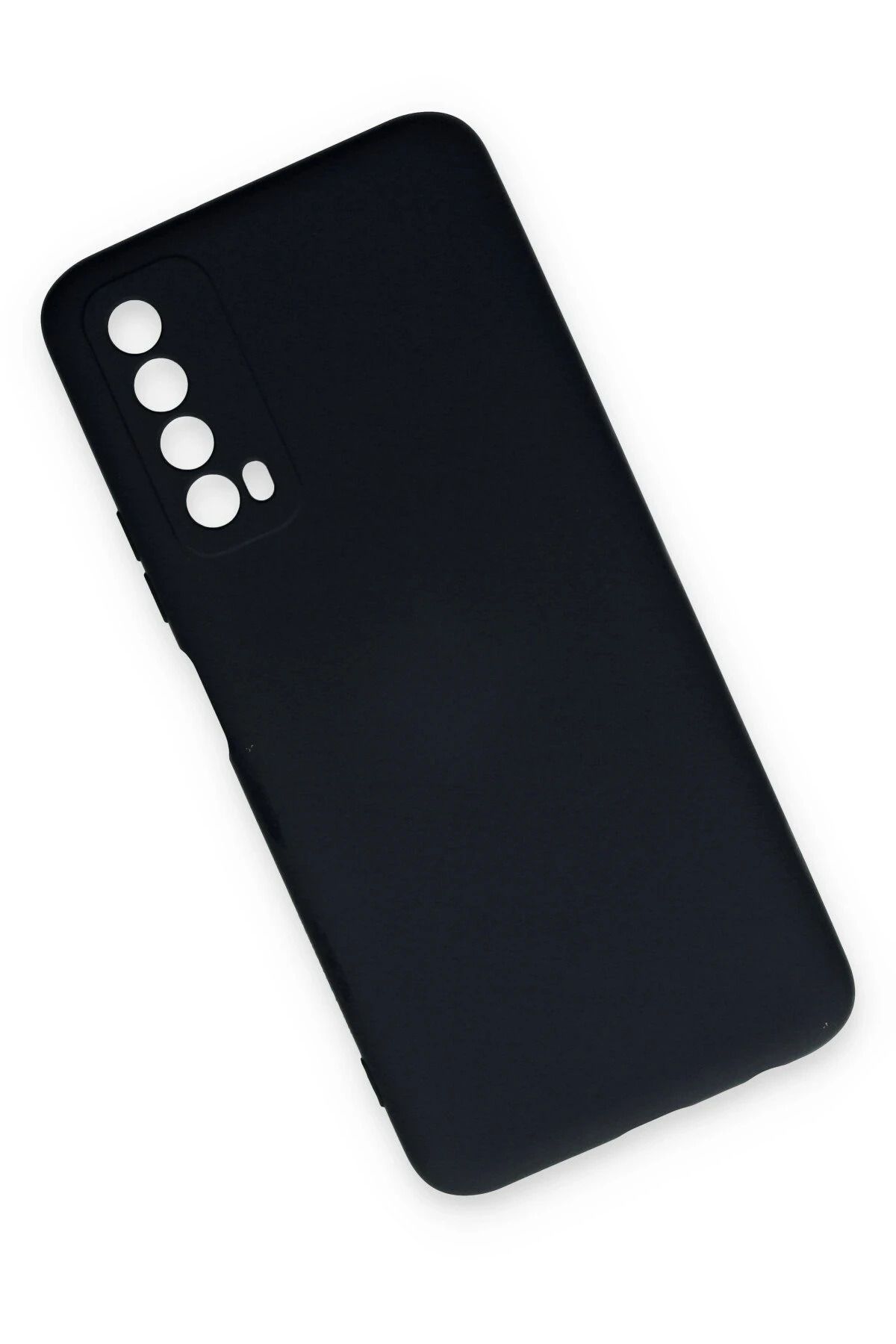 NewFace Huawei P Smart 2021uyumlu  Kılıf Nano içi Kadife Silikon - Lacivert SVLRS