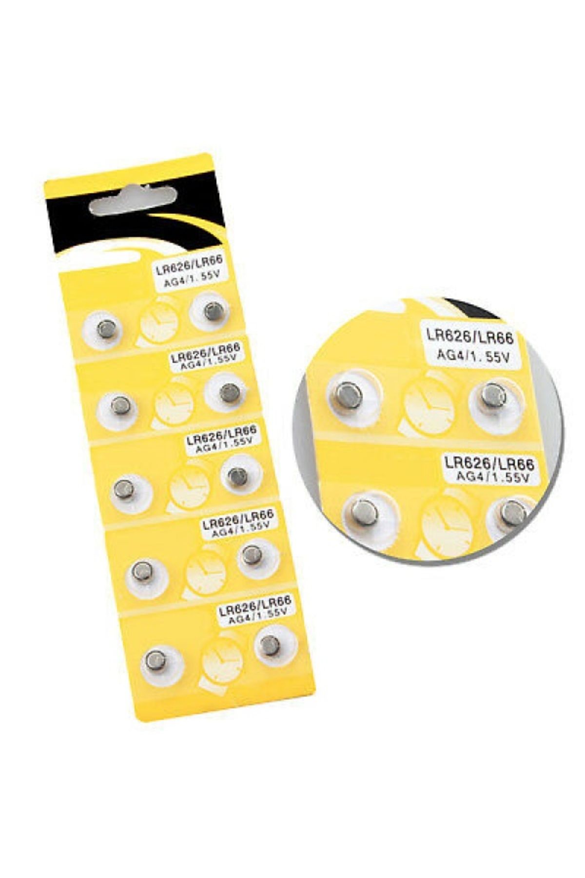 noip Saat Pili - Düğme Pil 10lu Paket LR626-LR66 AG4-1.55V (7474)