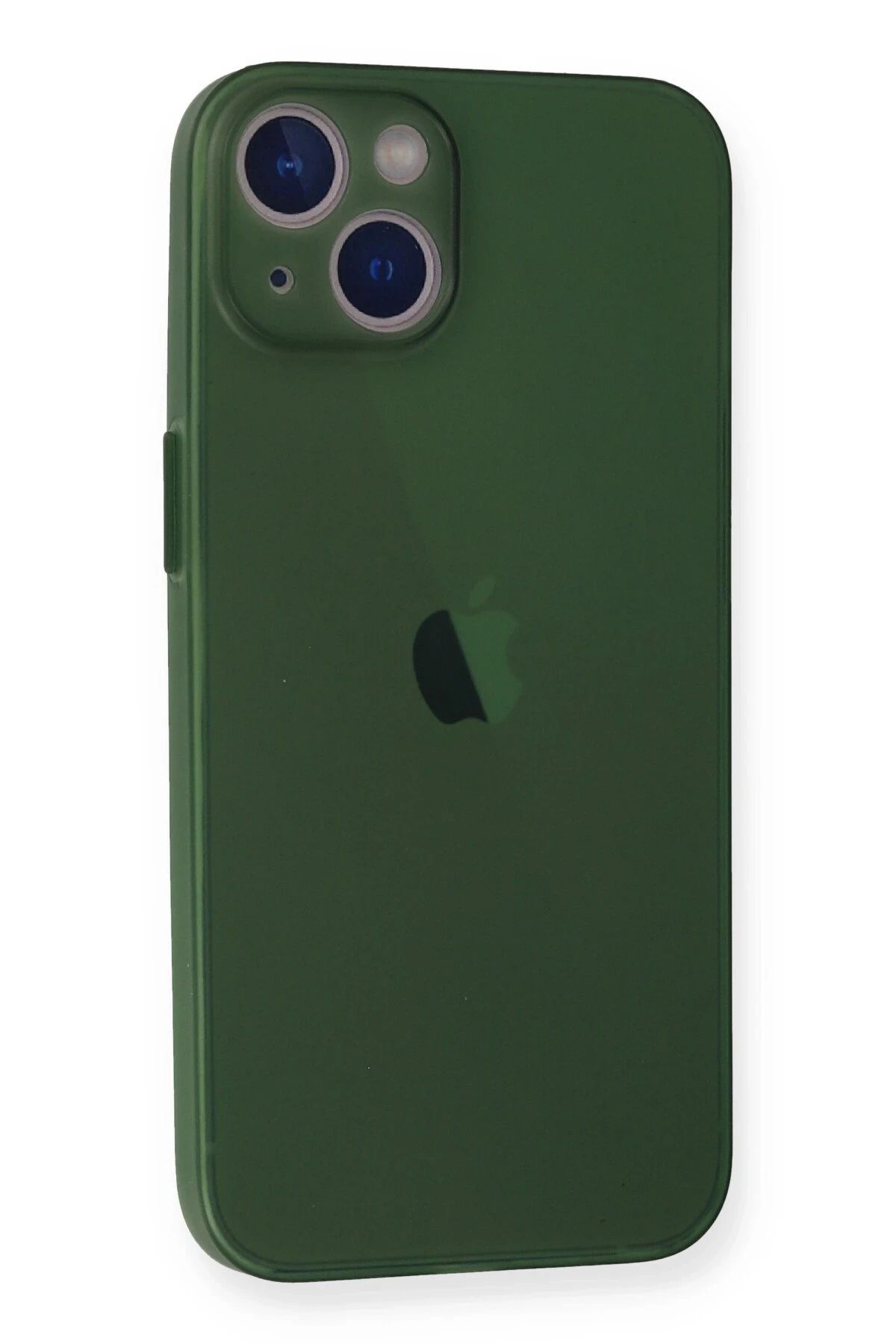 NewFace iPhone 14 Kılıf PP Ultra İnce Kapak - Yeşil NRMSA