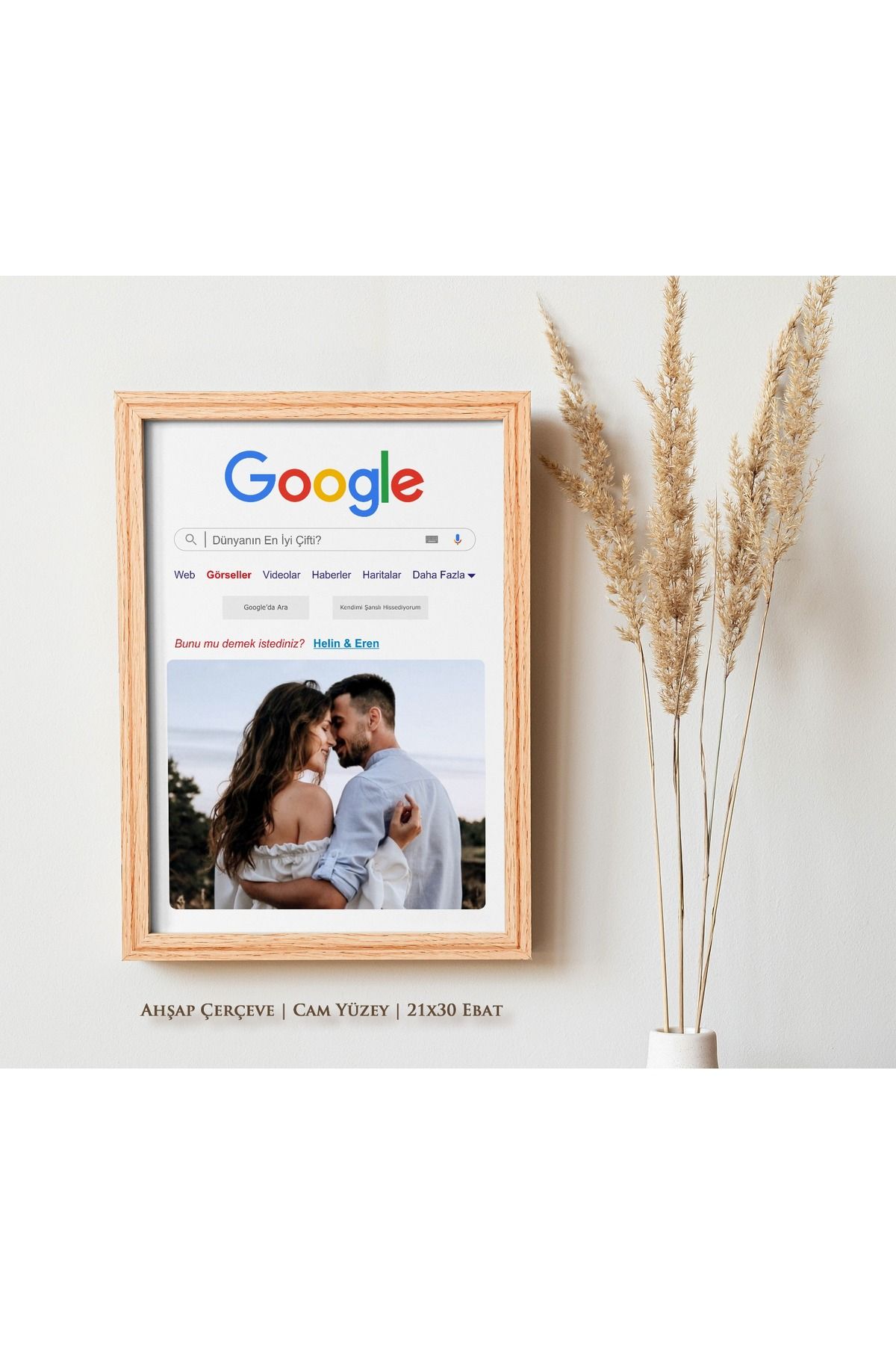 Minialbüm Google Çerçevesi, Dünyanın en iyi çifti Çerçevesi, Sevgililer Günü Hediyesi