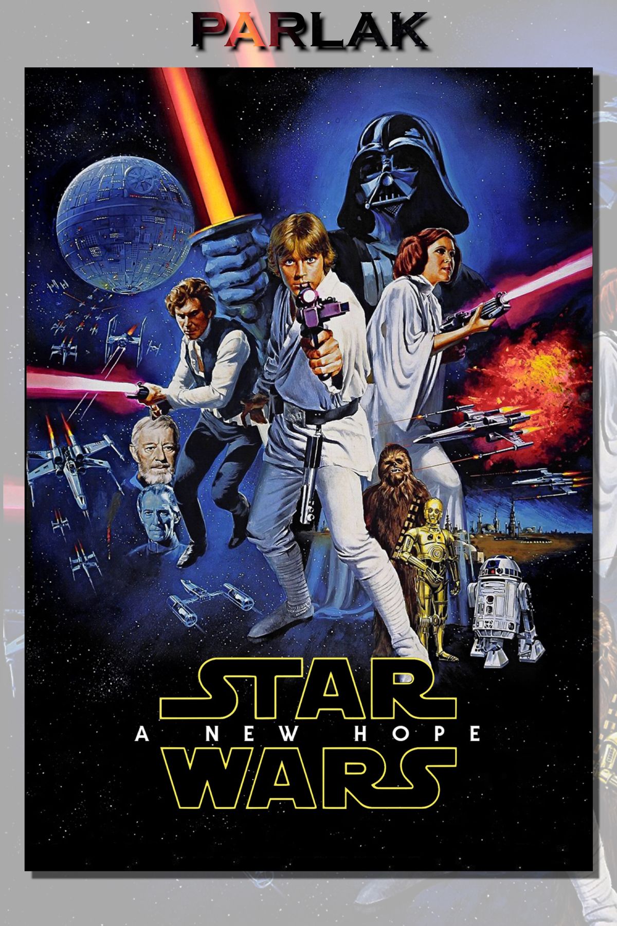 CALLWOOD Star Wars Çerçevesiz Film Tablo,Poster - Duvar Kağıdı Yüksek Kaliteli Baskı
