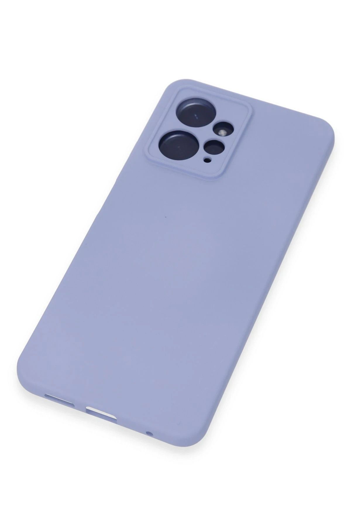 NewFace Xiaomi Redmi Note 12 4G Kılıf Nano içi Kadife Silikon - Lila uyumlu
