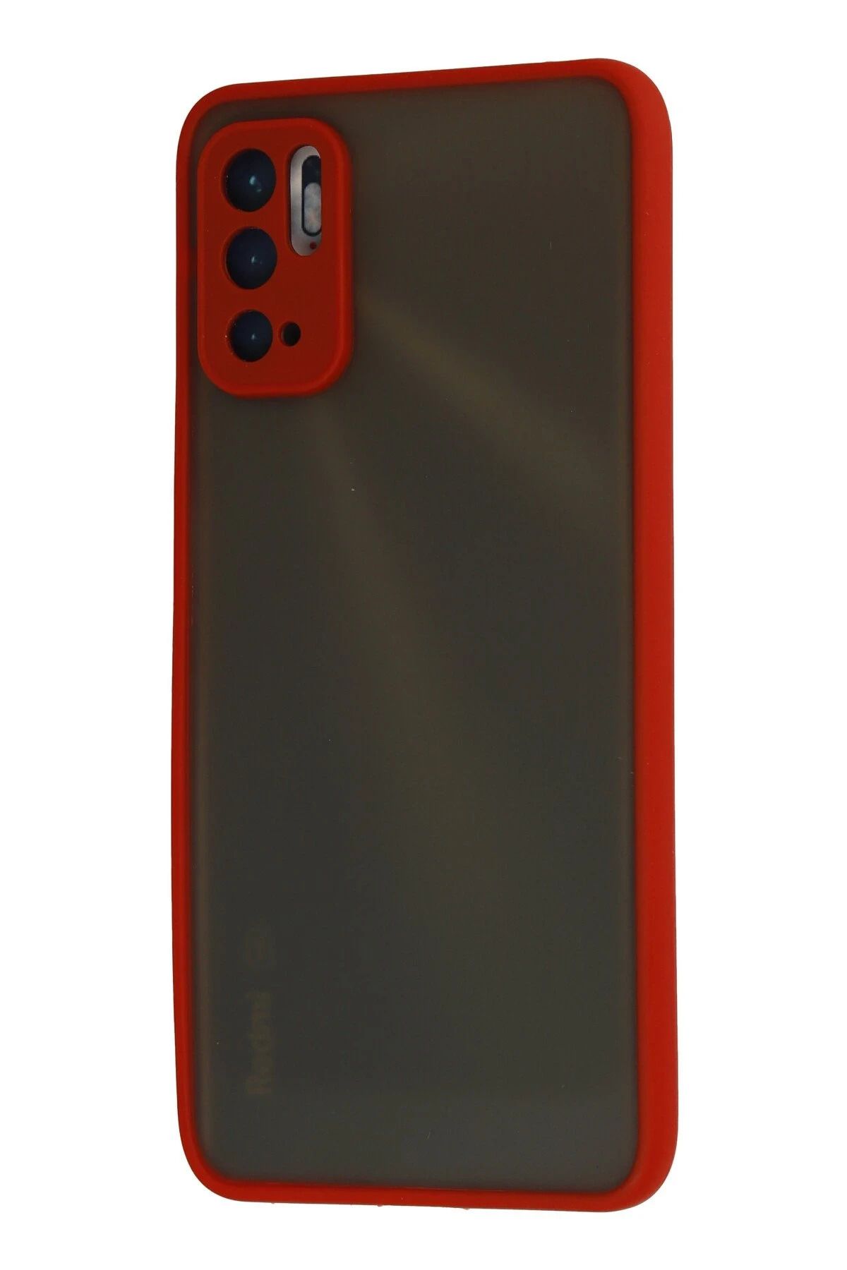 NewFace Xiaomi Redmi Note 10 5G Kılıf Montreal Silikon Kapak - Kırmızı SVLRS
