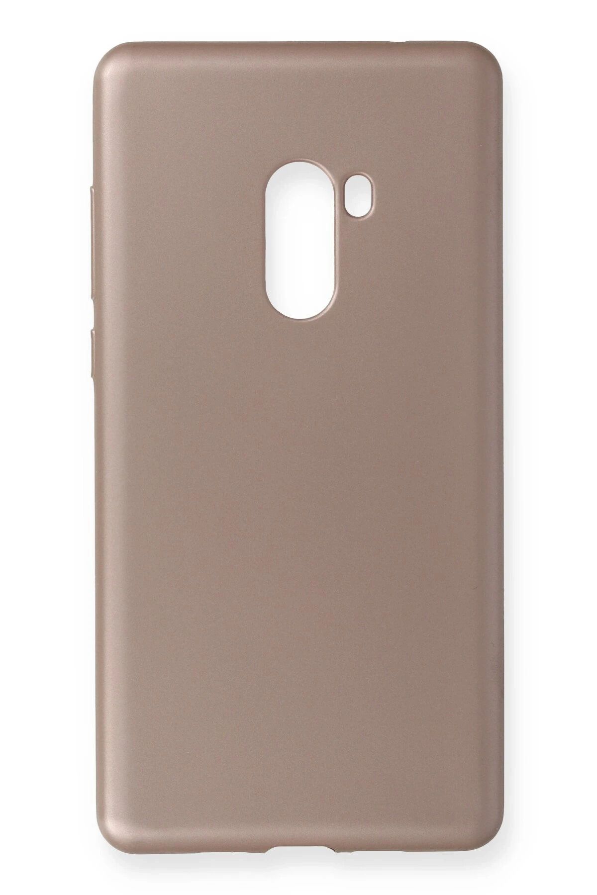 NewFace Xiaomi Mi Mix 2 Kılıf First Silikon - Rose Gold BSTMY