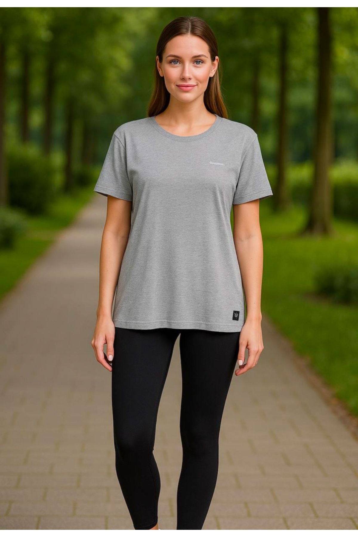 novalook Yanı Şeritli Tayt/T-shirt Takım
