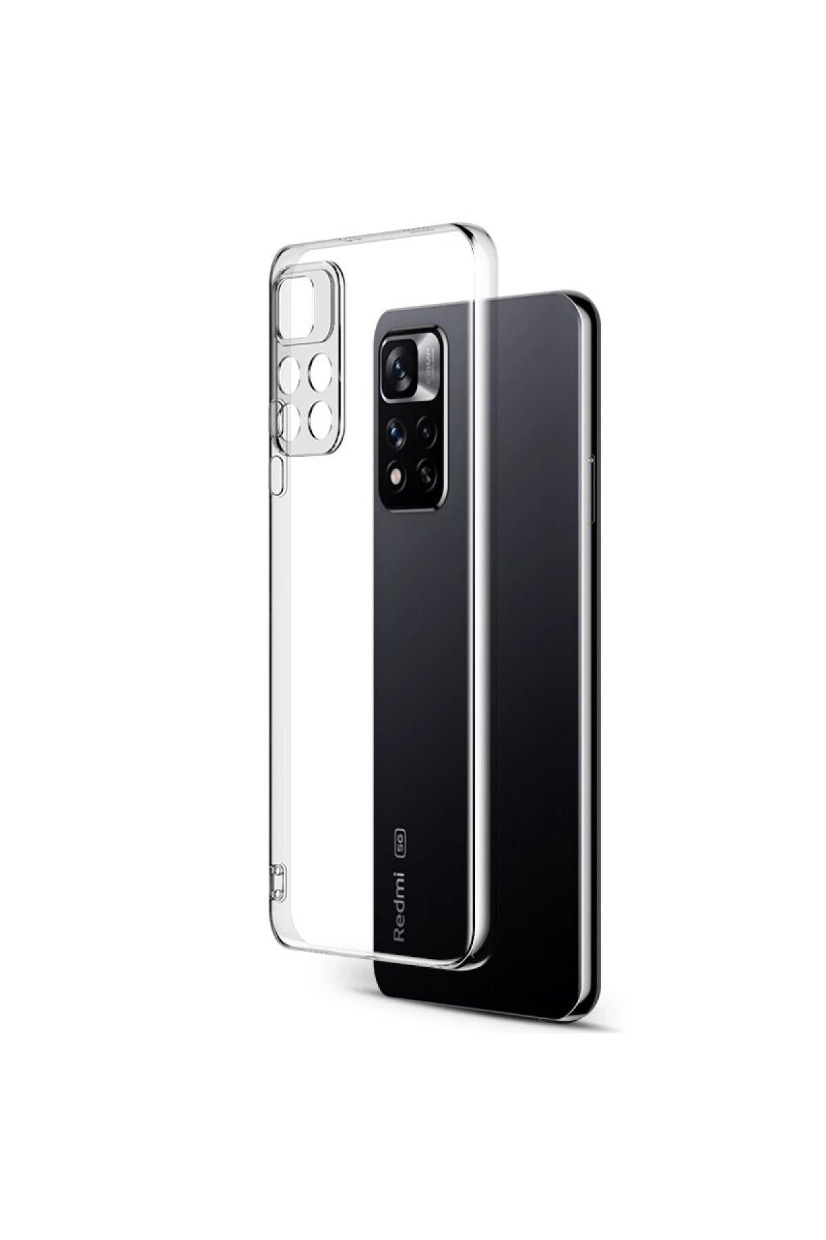 NewFace Xiaomi Redmi Note 11 Pro Plus 5G Kılıf Lüx Şeffaf Silikon WLZOR