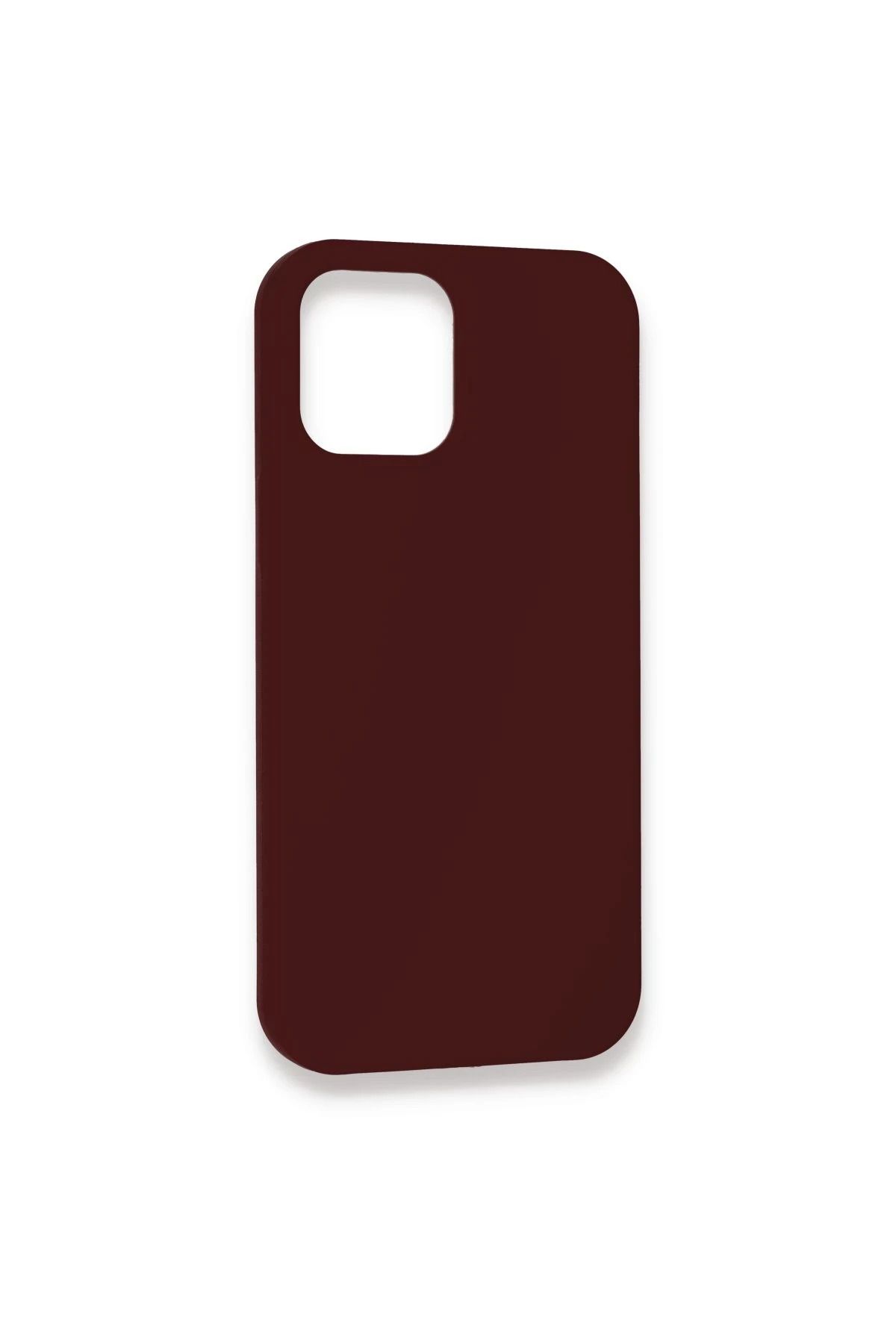 NewFace iPhone 12 Pro uyumlu Kılıf Lansman Legant Silikon - Bordo BSTMY