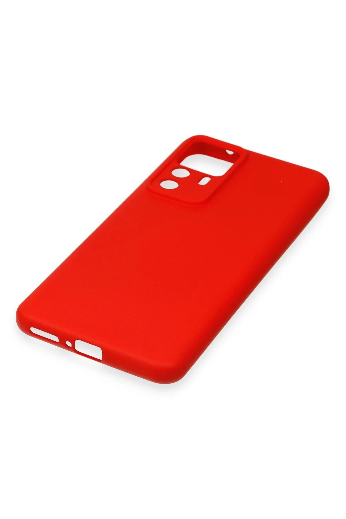 NewFace Xiaomi Mi 12T Pro Kılıf Nano içi Kadife Silikon - Kırmızı