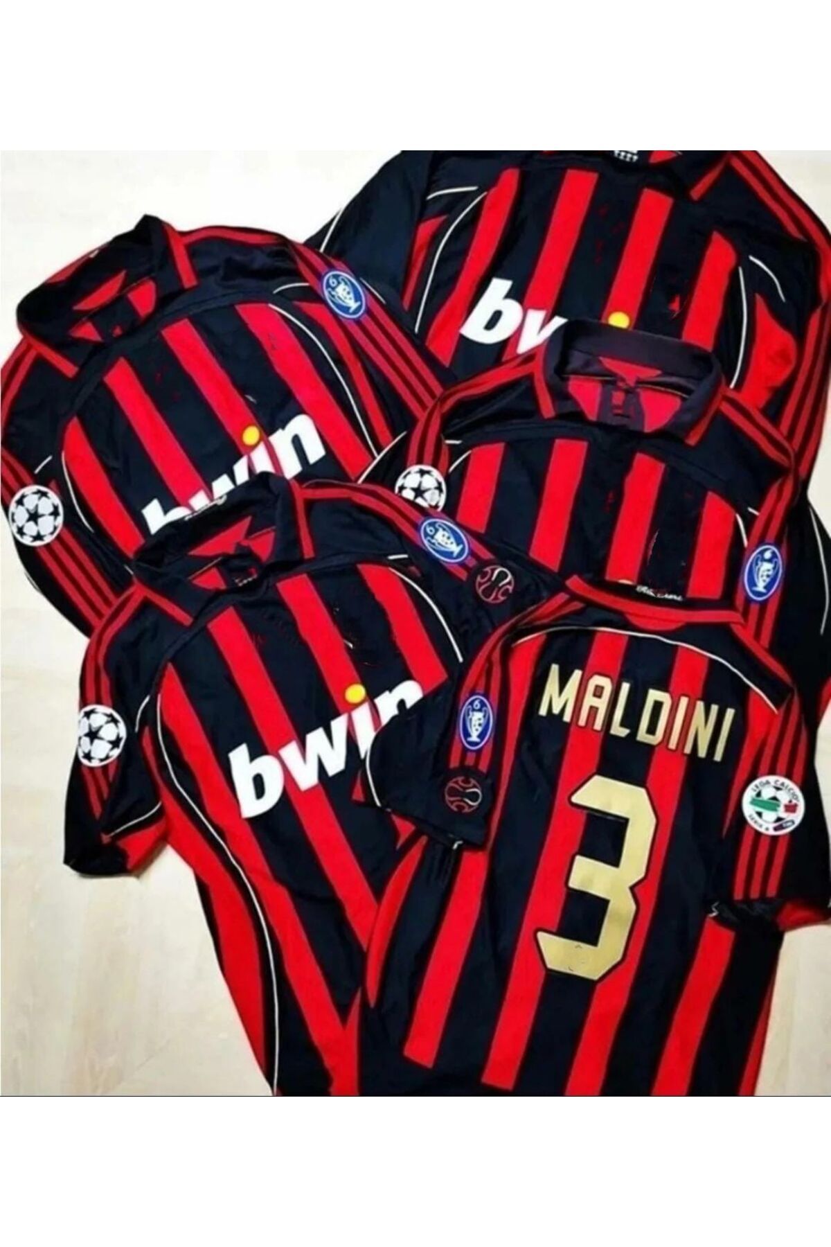 Ronson A.c M.i.l.a.n 2007 Sezonu Paolo Maldini Nostalji Forması