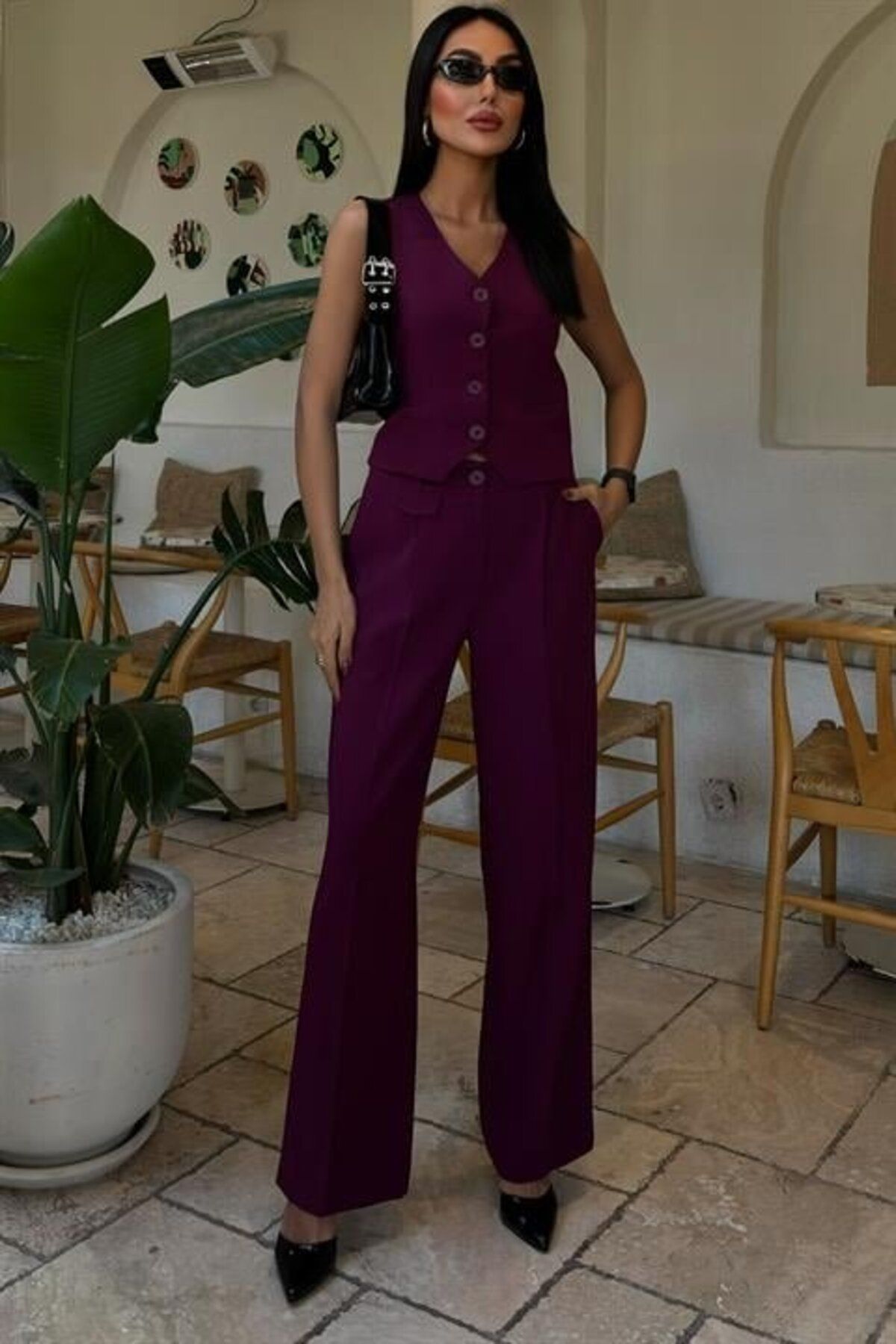 ARUZ MODA Cyrus Yelek Pantolon Takım 10103