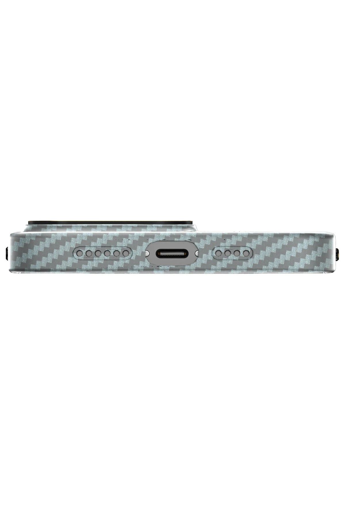 NewFace iPhone 13 Pro Uyumlu Kılıf Mekanik Magsafe Kapak - Sierra Blue