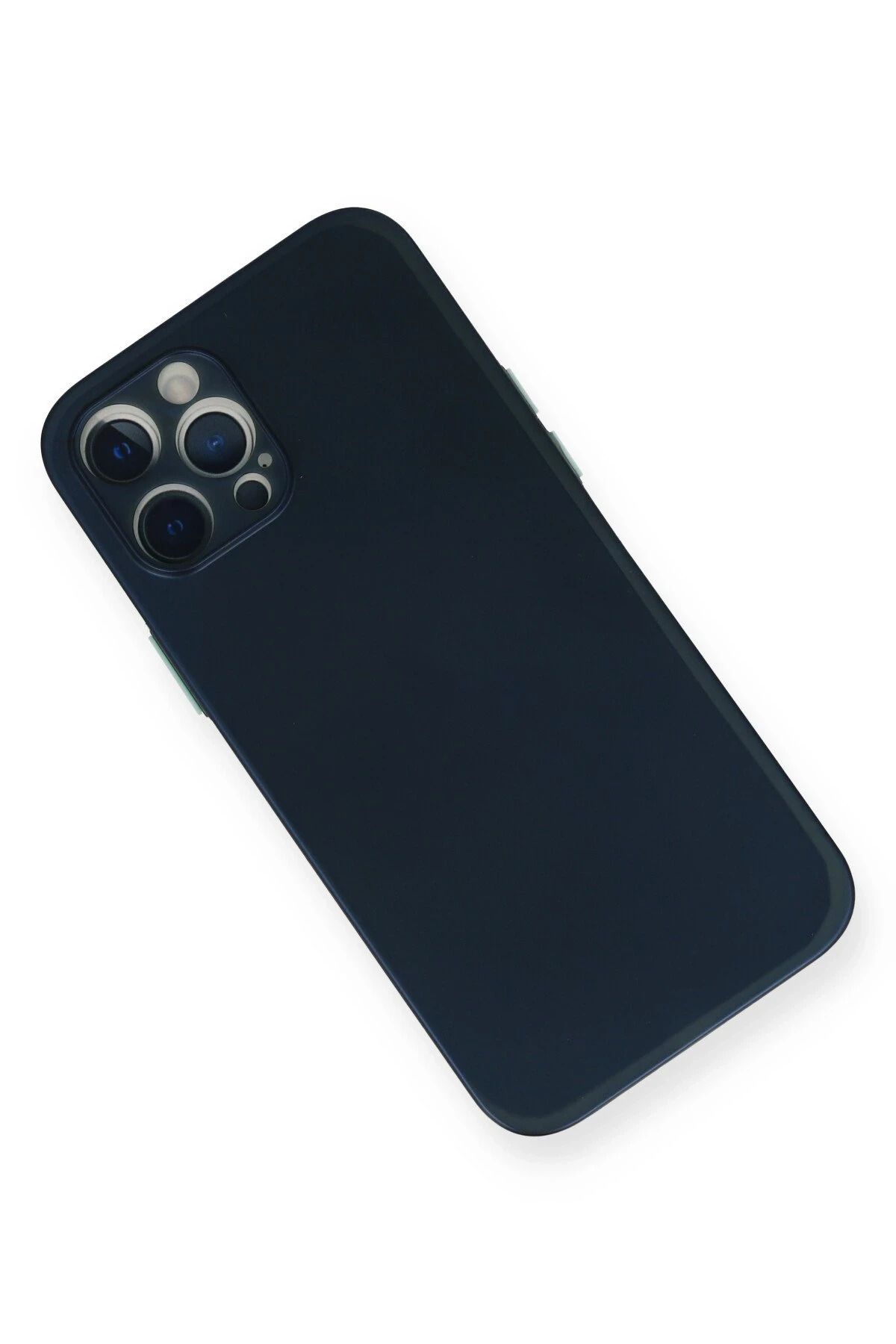 NewFace iPhone 12 Pro Kılıf PP Ultra İnce Kapak - Mavi SVLRS