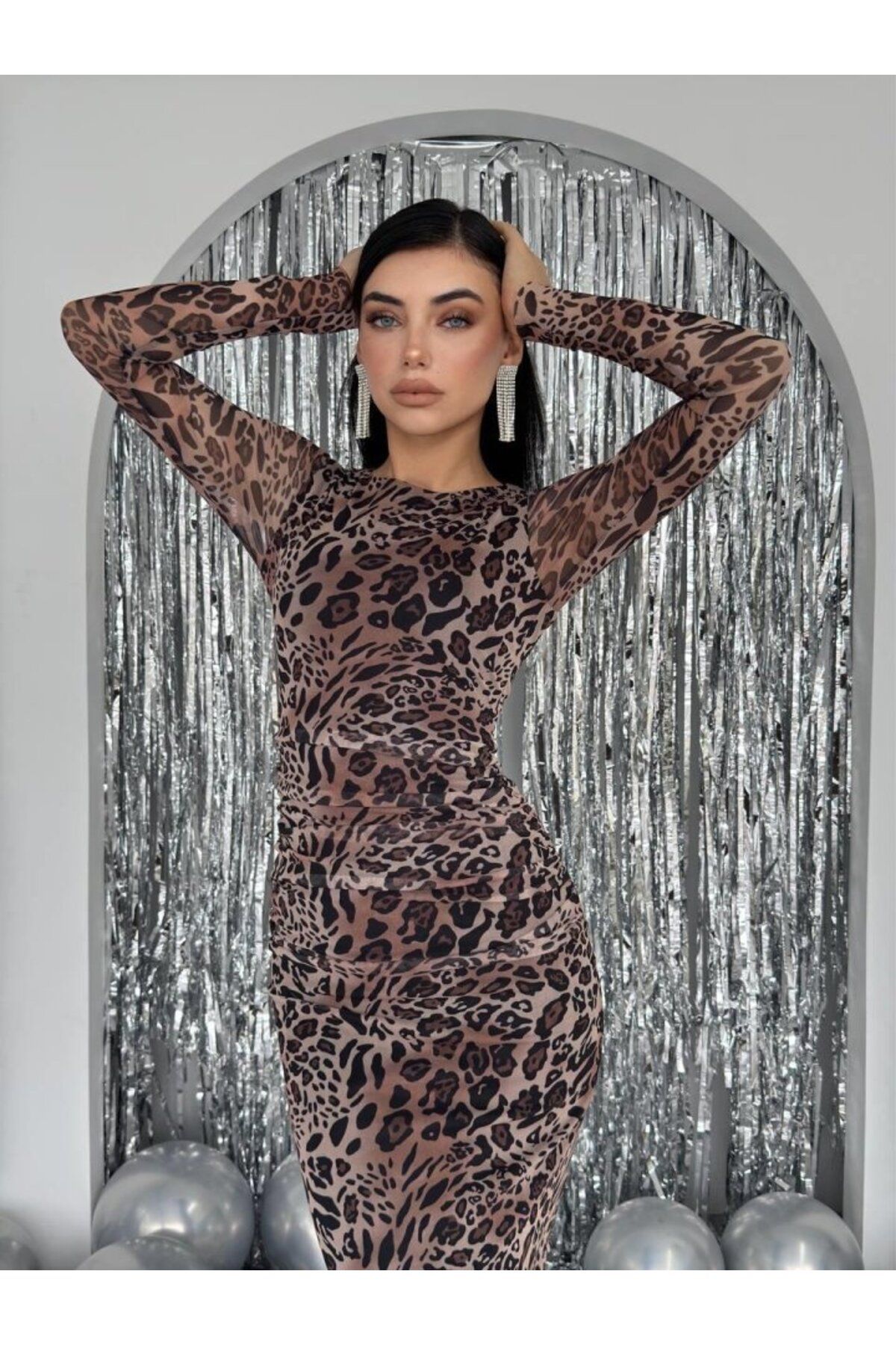 ARUZ MODA Tera Tül Elbise