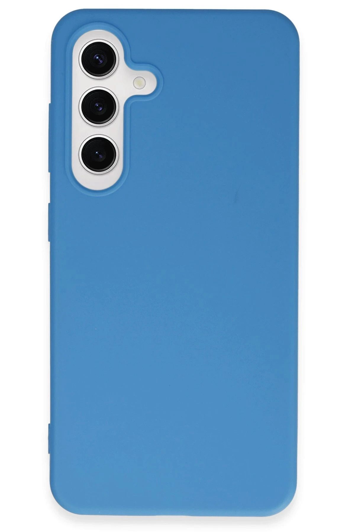 NewFace Samsung Galaxy S24 Plus Kılıf First Silikon - Mavi SVLRS