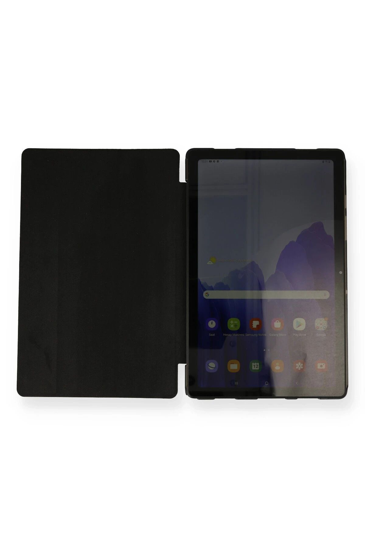 NewFace Samsung Galaxy T970 Tab S7 Plus 12.4 Kılıf Tablet Smart Kılıf - Siyah DPMAH
