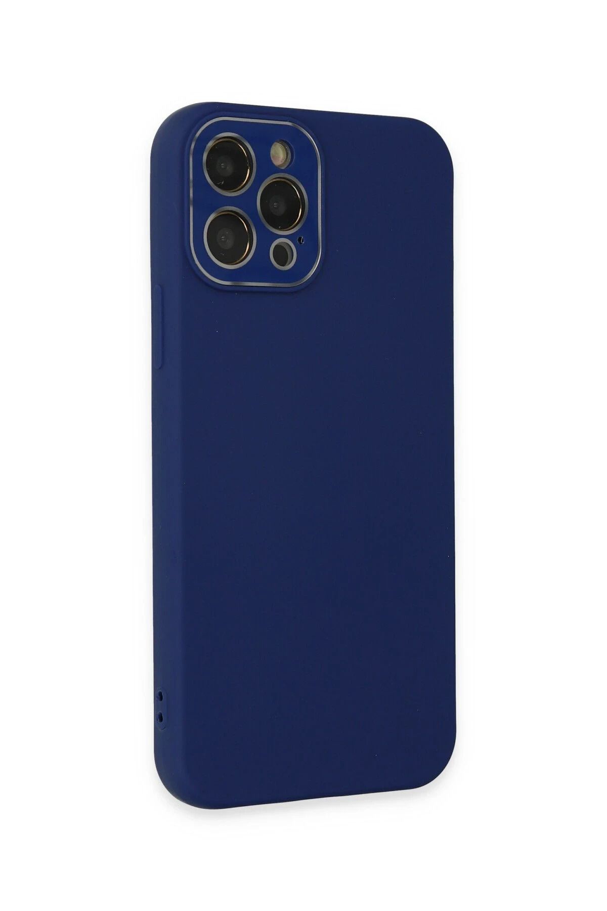 NewFace iPhone 12 Pro Kılıf Lansman Glass Kapak - Sky Blue BSTMY
