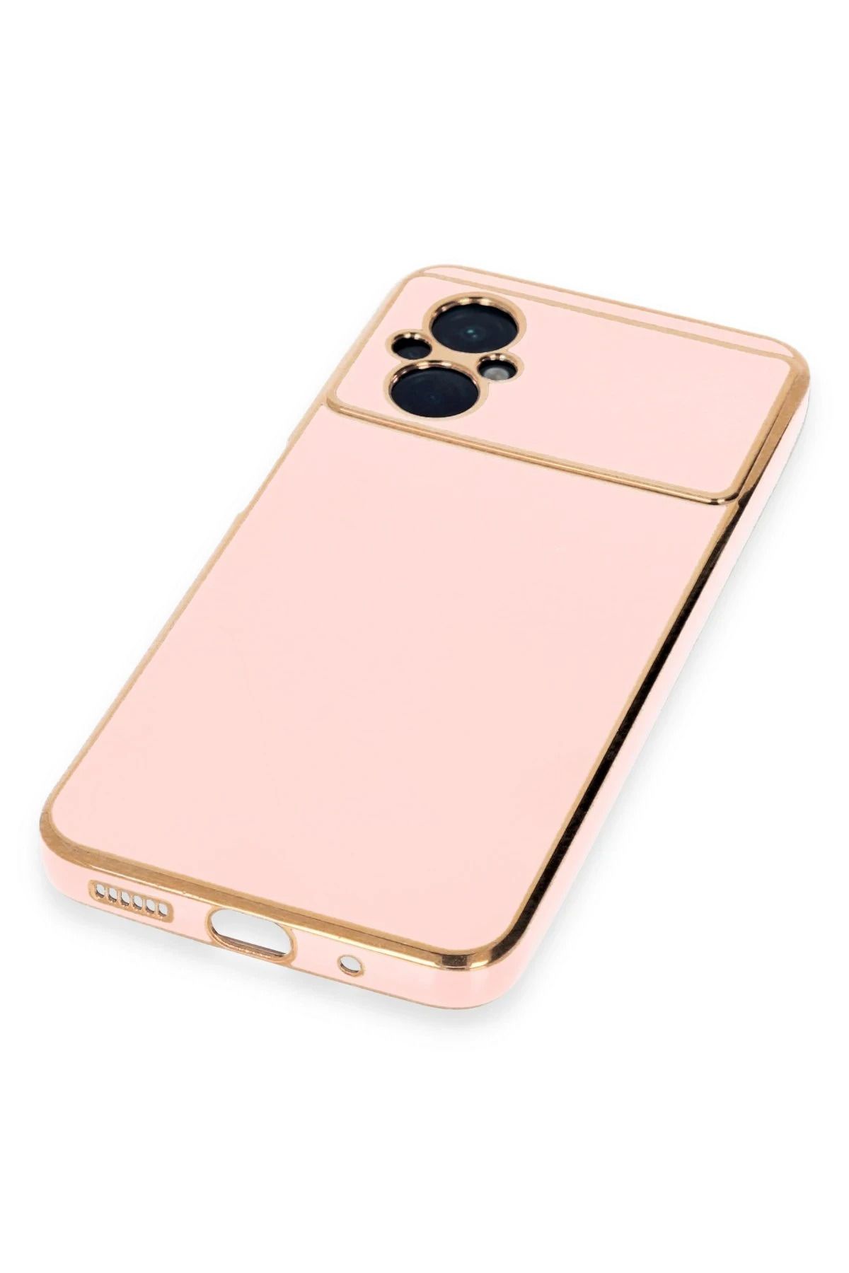 NewFace Xiaomi Poco M5 Kılıf Volet Silikon - Pembe SVLRS